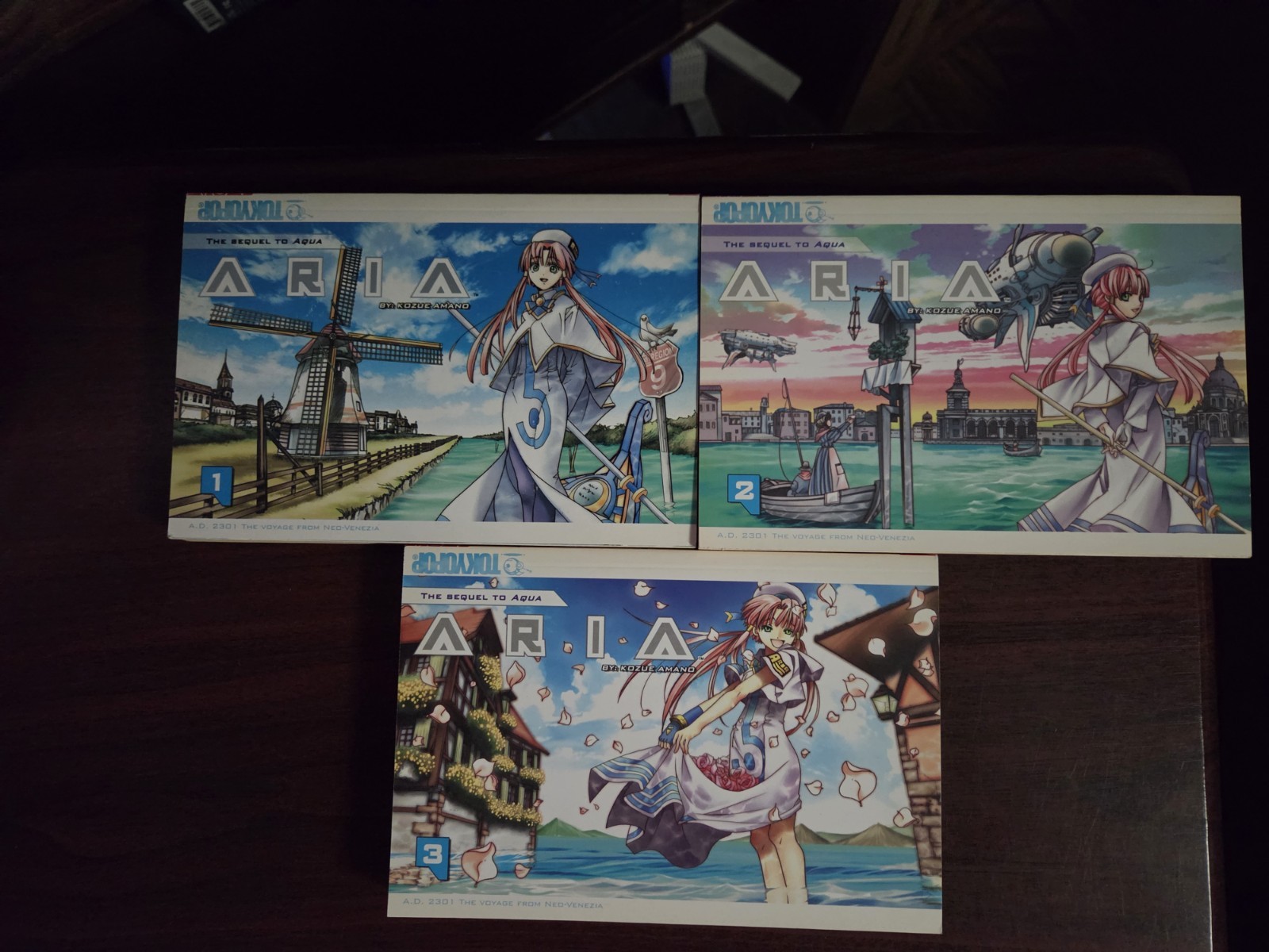 Aria Volumes 1-6 Aqua Volumes 1-2 (English Version)