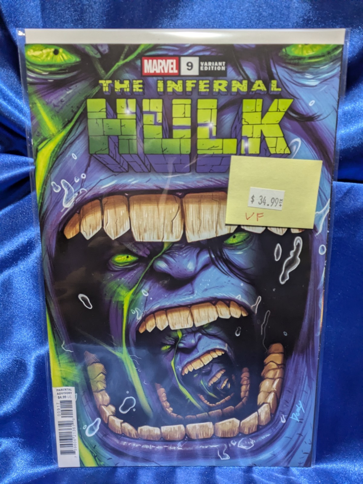 INFERNAL HULK 9 1:25 DOALY VARIANT NM RETAILER INCENTIVE RATIO RI 2026 VF INFERNAL HULK 9 1:25 DOALY VARIANT NM RETAILER INCENTIVE RATIO RI 2026 VF