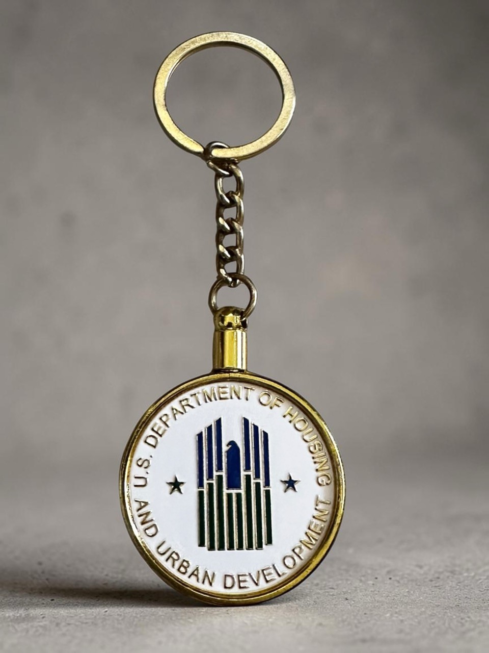 HUD US Housing and Urban Development Department US Government Challenge Keychain HUD US Housing and Urban Development Department US Government Challenge Keychain