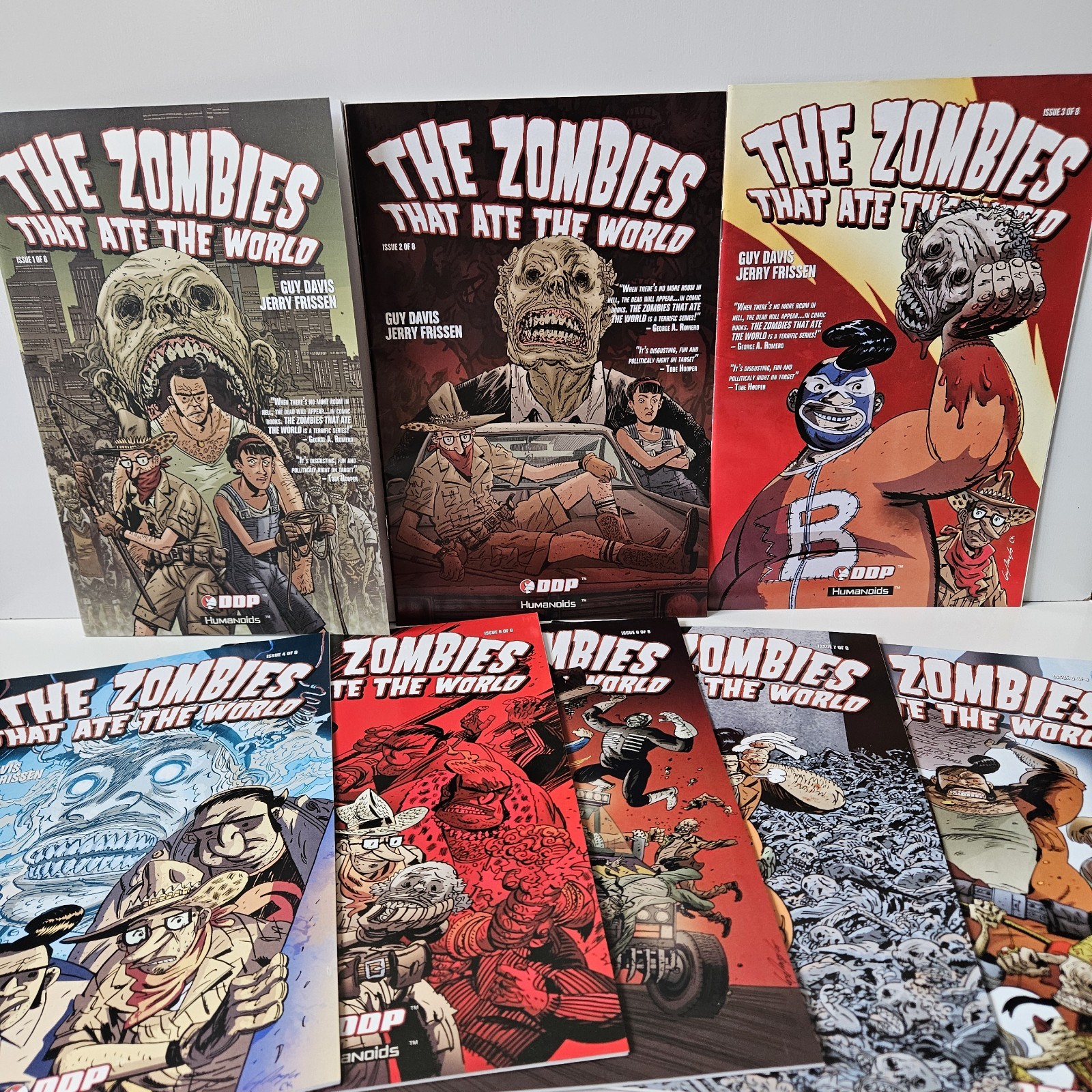 The Zombies that Ate the World 1-8 Full Run Set Complete NM Unread VARIANT 