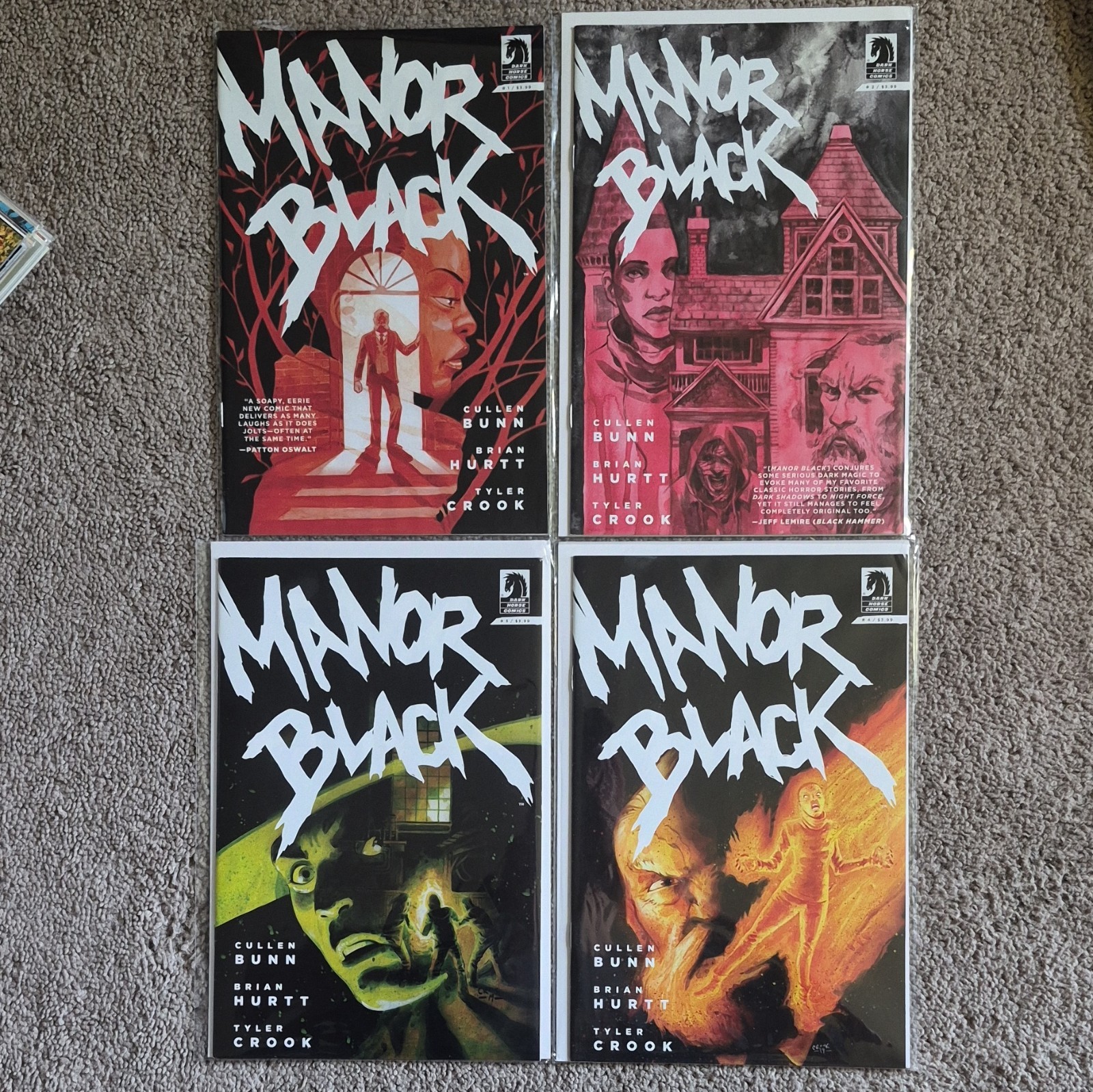 Manor Black #1-4 Complete Series (2019) Dark Horse Cullen Bunn Hurtt Crook NM Manor Black #1-4 Complete Series (2019) Dark Horse Cullen Bunn Hurtt Crook NM