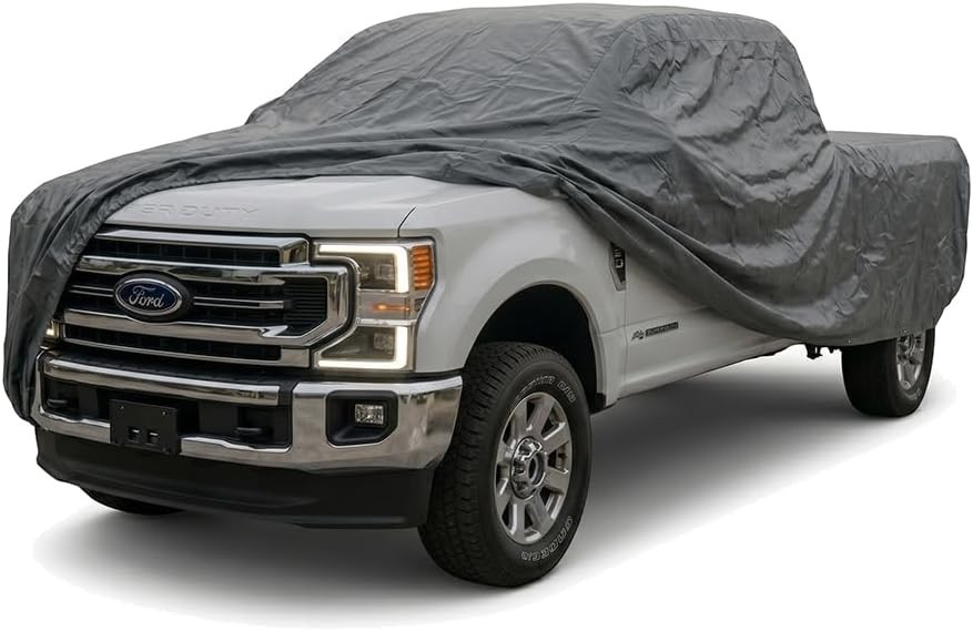 Leatherette Truck Car Cover for Ford F250 F350 F450 Crew Cab Premium Ironshield Leatherette Truck Car Cover for Ford F250 F350 F450 Crew Cab Premium Ironshield