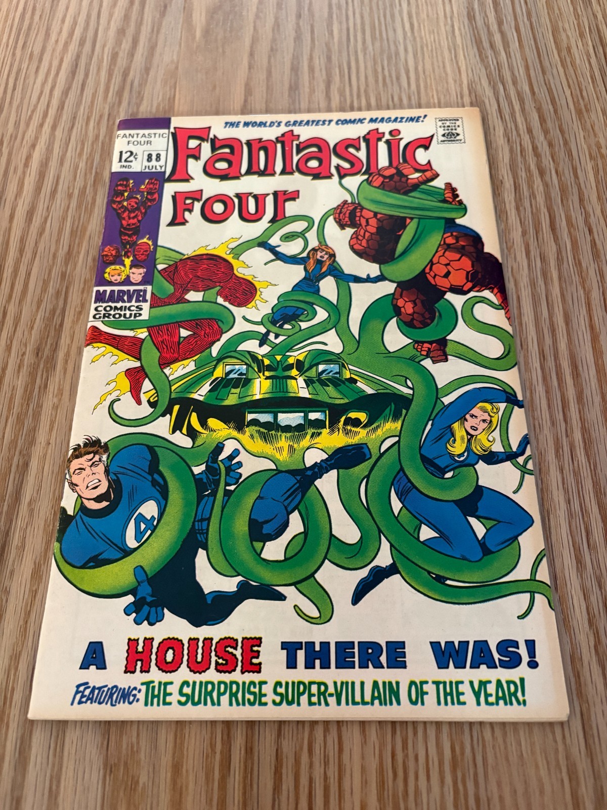 Fantastic Four  88  VF+  8.5  High Grade  Thing  Human Torch  Reed Richards