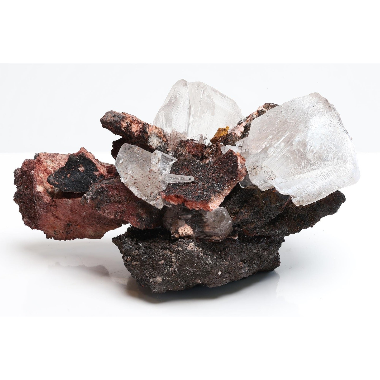 Naica Selenite on Matrix – Collector Grade Gypsum Crystal Specimen (6\