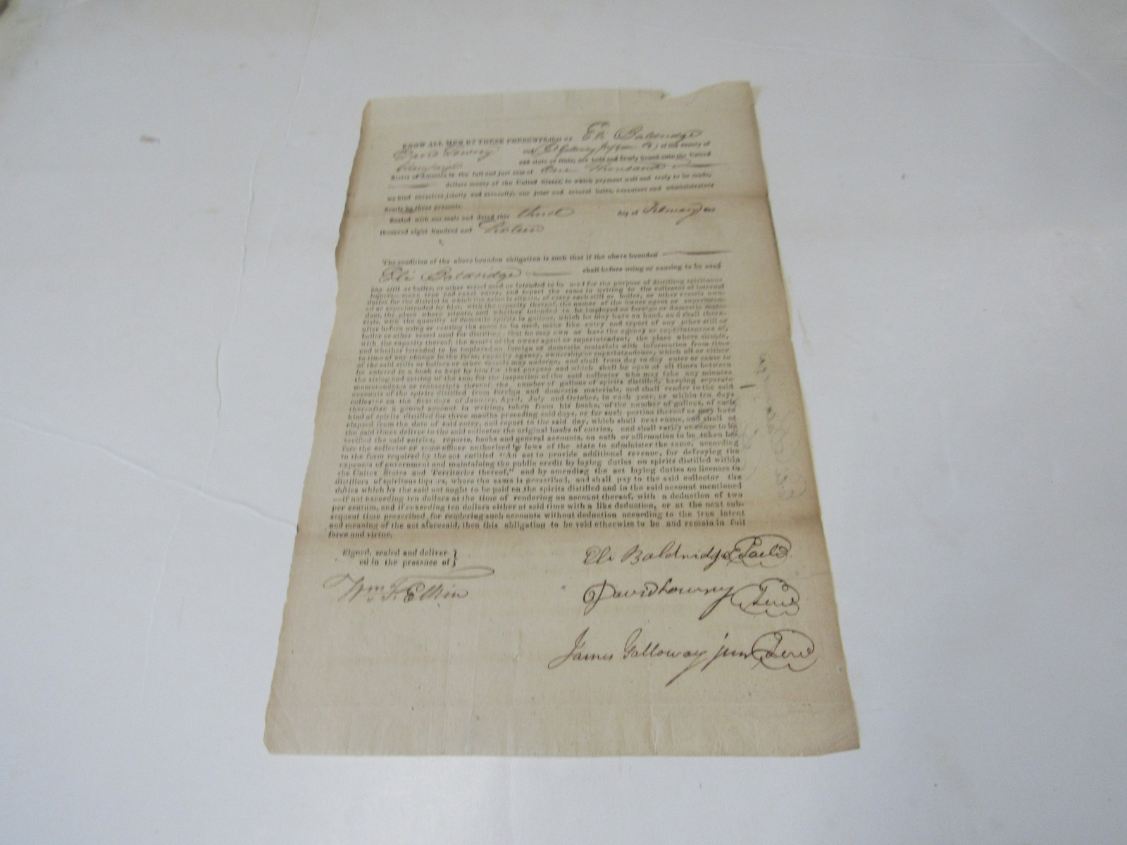 Dec. 21, 1814 Ohio Broadside for Unpaid Taxes