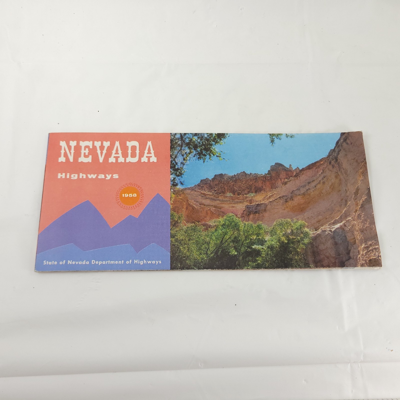 Vintage 1958 Nevada Highways Road Map State Department Of Highways Ephemera Vintage 1958 Nevada Highways Road Map State Department Of Highways Ephemera
