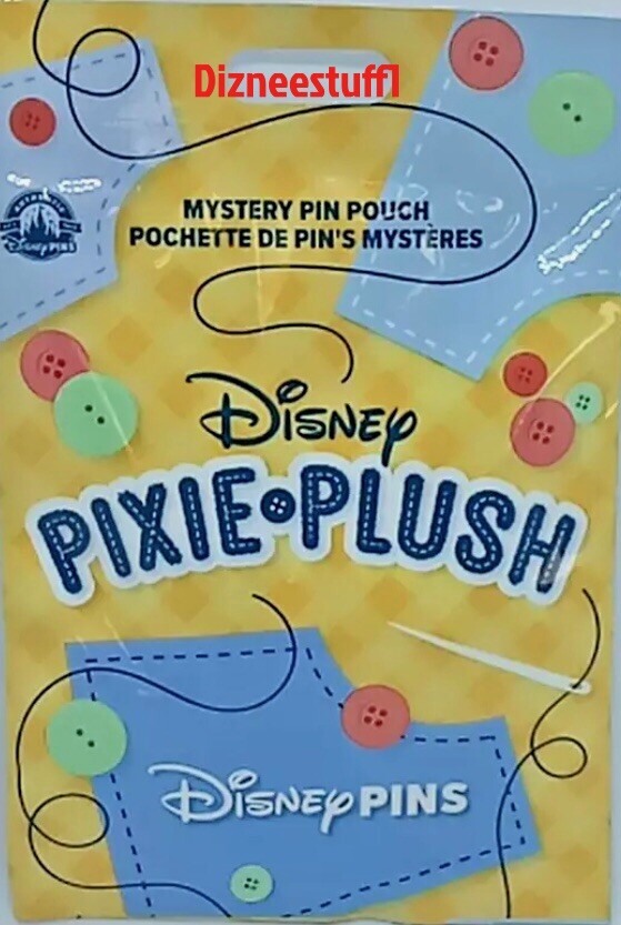 Disney Parks 2024 PIXIE PLUSH B Mystery Bag Side Kicks Sealed 5 pins Disney Parks 2024 PIXIE PLUSH B Mystery Bag Side Kicks Sealed 5 pins
