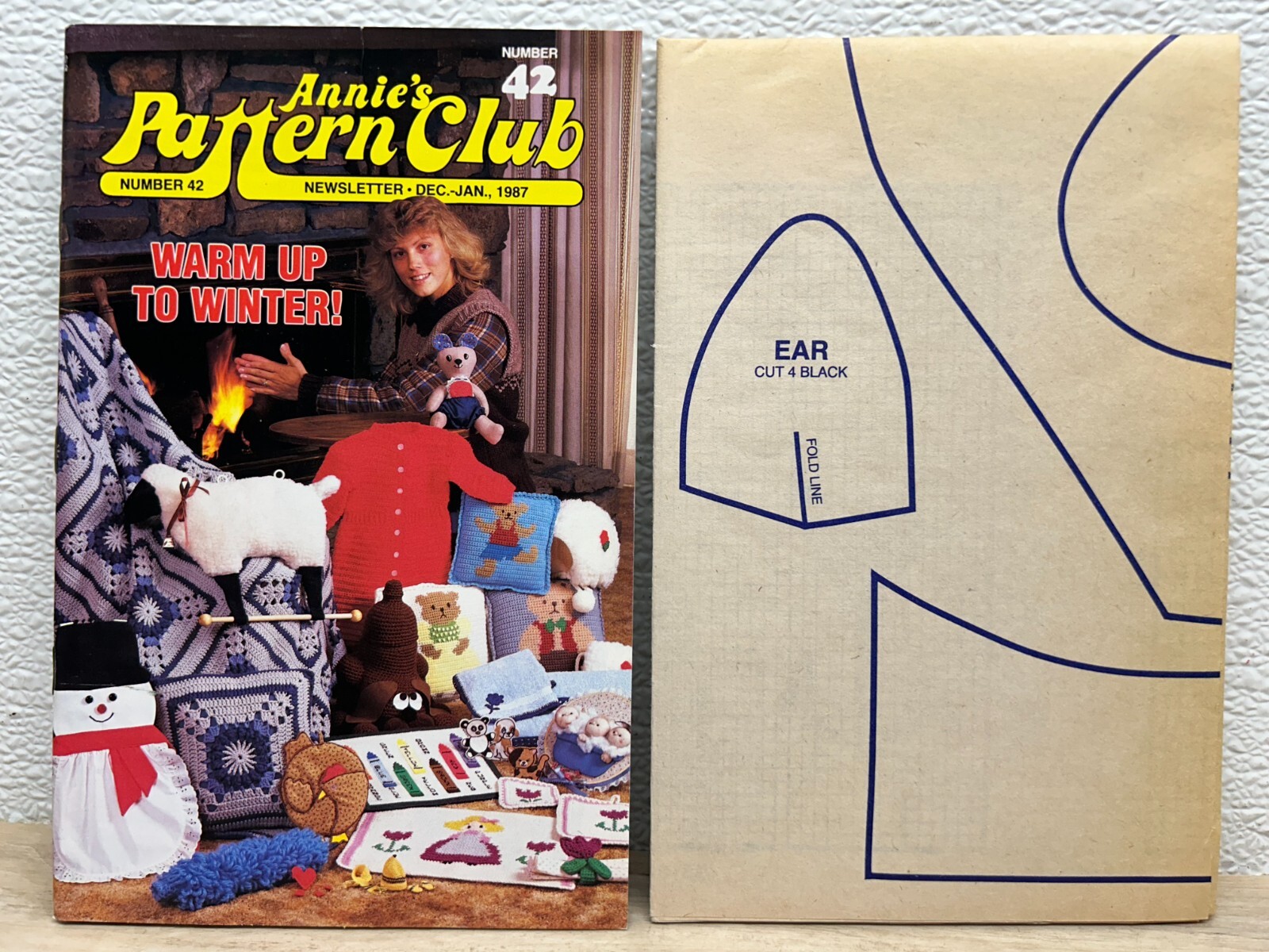 Vtg 1986 Annie\'s Pattern Club Crochet Craft Book # 42 With Patterns