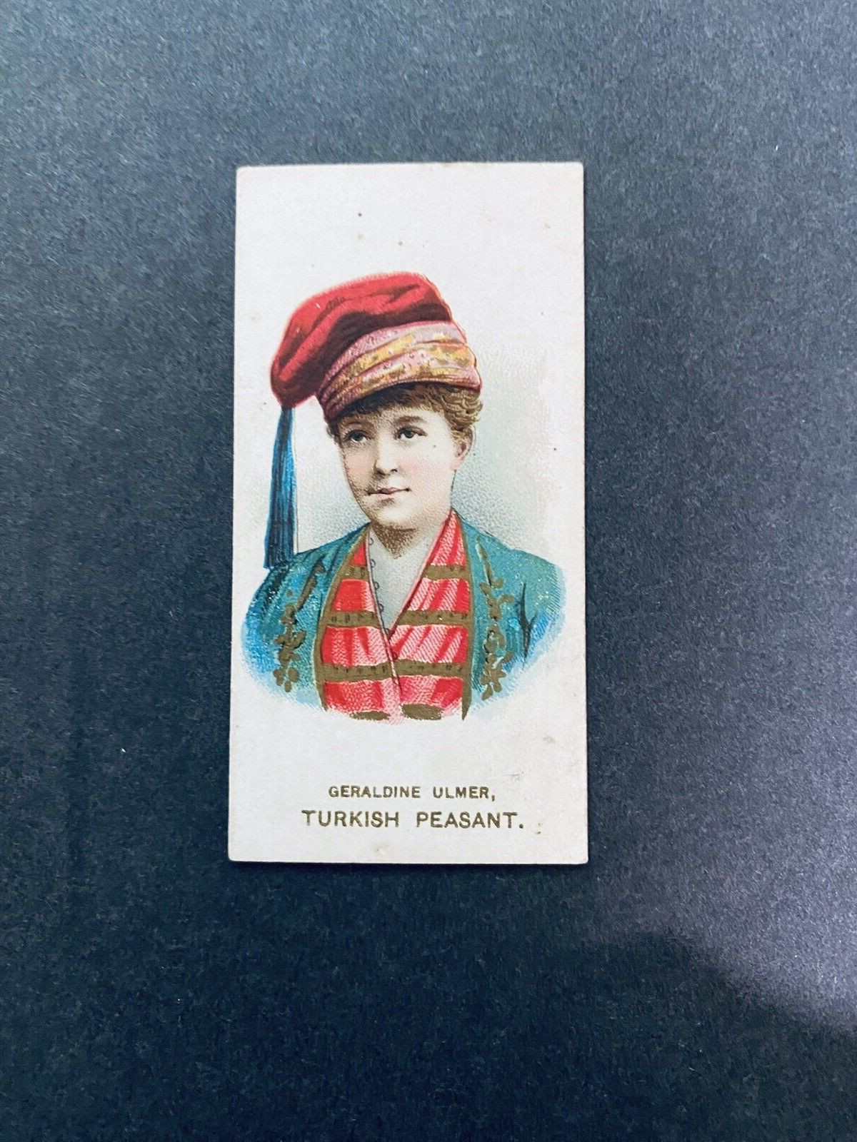 1889 N70 DUKE\'S ACTORS AND ACTRESSES Geraldine Ulmer Turklish TOBACCO CARD