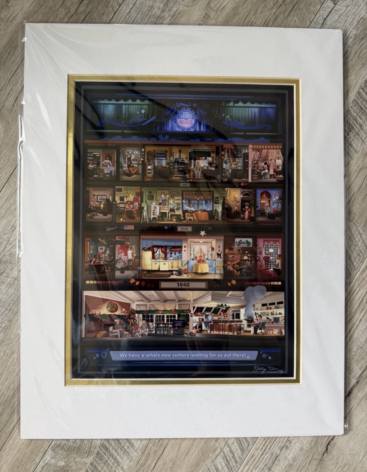 2026 Disney Parks Haley Talton Walt Disney’s Carousel Of Progress Print 14x18 2026 Disney Parks Haley Talton Walt Disney’s Carousel Of Progress Print 14x18