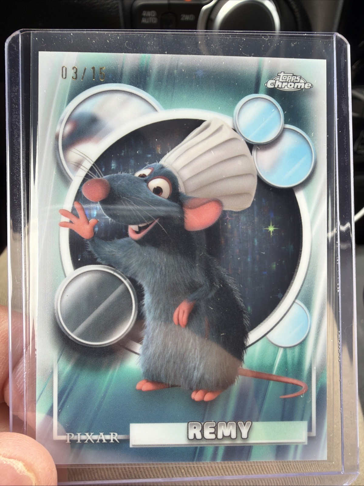 2026 Topps Chrome Disney Remy #47 /15 Ratatouille