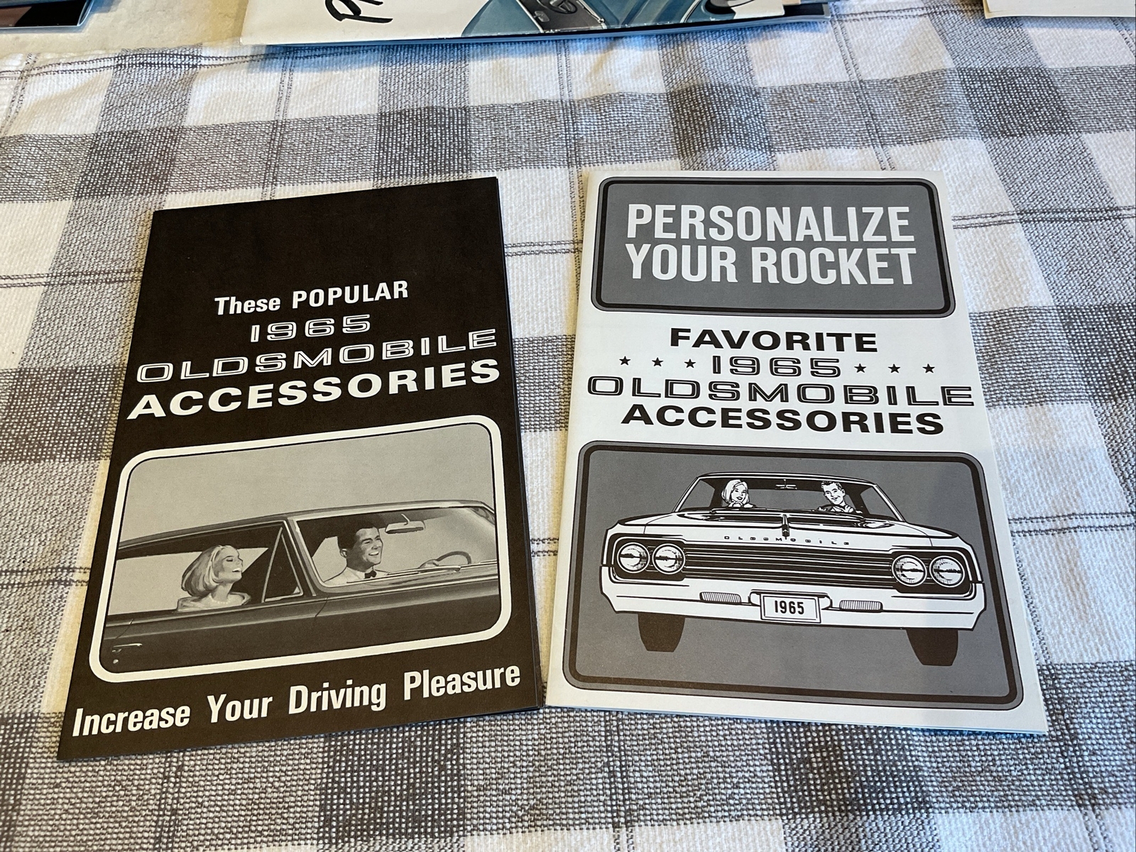 Original 1965 Oldsmobile Accessories Foldout Sales Brochures 65