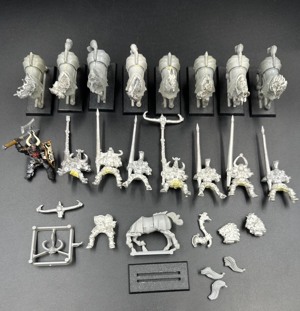 Warhammer Chaos Knights + Chaos General Classic 90s Metal Lot of 10 Warhammer Chaos Knights + Chaos General Classic 90s Metal Lot of 10