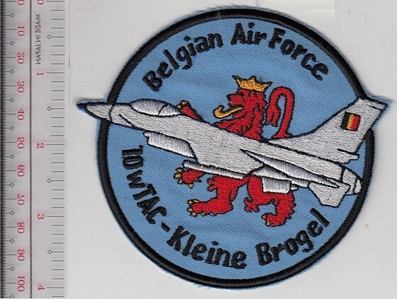 Belgium Air Force BAF 10 Tactical Fighter Wing Kleine Brogel Airbase NO TARIFF