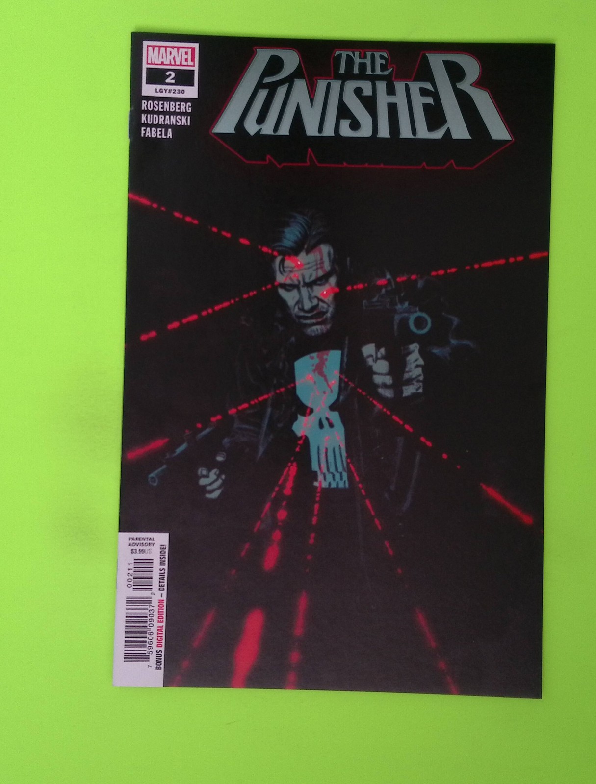 Punisher #2 Vol.12 2018 Marvel Comics High Grade Comic Book X47-179 Punisher #2 Vol.12 2018 Marvel Comics High Grade Comic Book X47-179