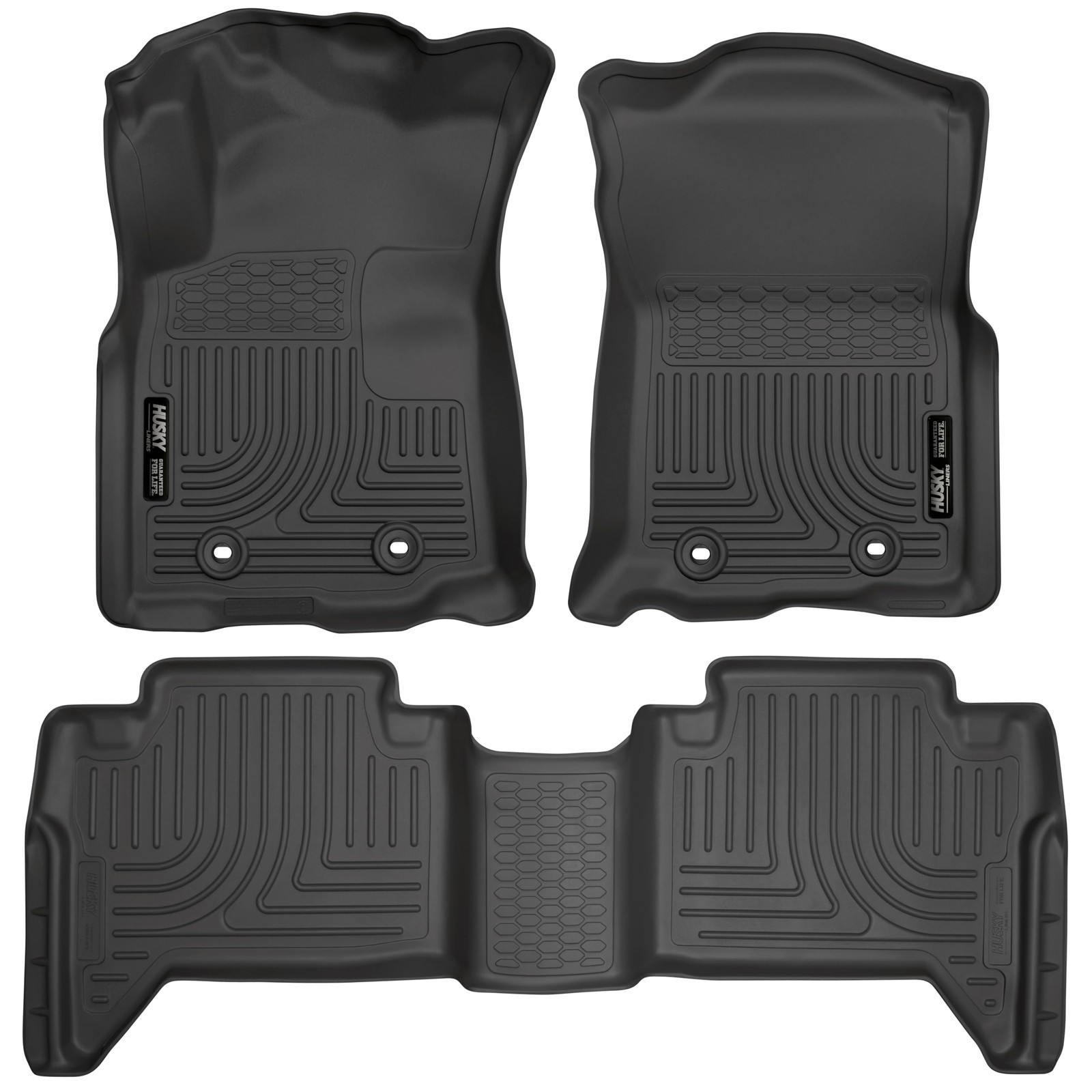 Husky Liners Weatherbeater Floor Mats 3pc Fits 2018-2023 Toyota Tacoma 93941 Husky Liners Weatherbeater Floor Mats 3pc Fits 2018-2023 Toyota Tacoma 93941