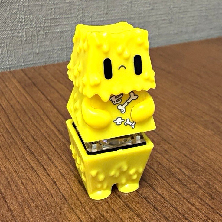 Tap Cap Slime Toy Keycap Fidget Banana Slime Yellow - Tap Cap Slime Toy Keycap Fidget Banana Slime Yellow -
