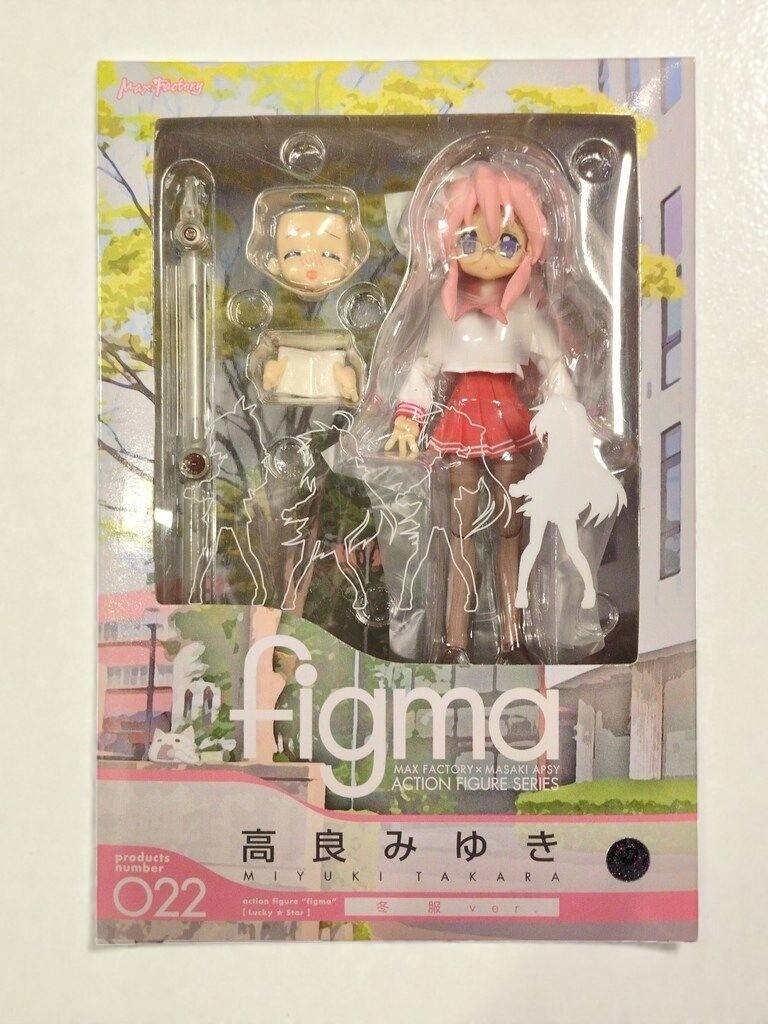 Figma Lucky Star Miyuki Takara Winter Ver No.22 Figure Anime From Japan