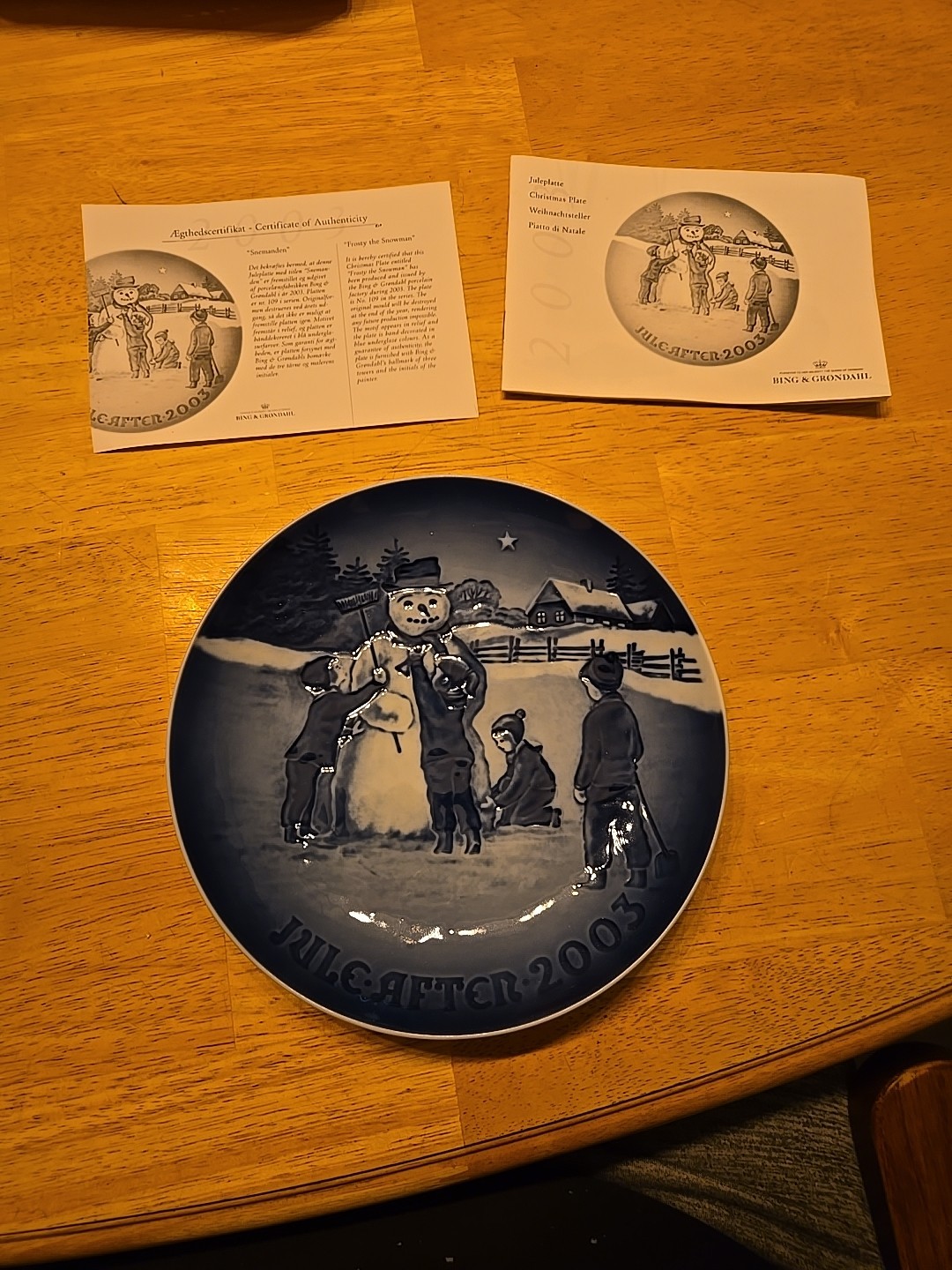 VINTAGE ROYAL COPENHAGEN B&G 2003 CHRISTMAS 7 VINTAGE ROYAL COPENHAGEN B&G 2003 CHRISTMAS 7