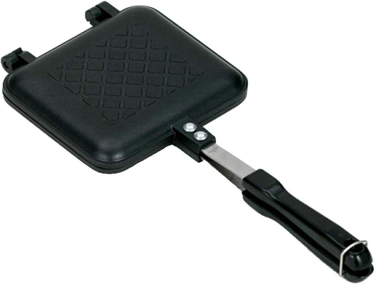 Takeda Corporation Direct Flame Hot Sandwich Maker, Black, 35Cm (L) X 15Cm (W) _