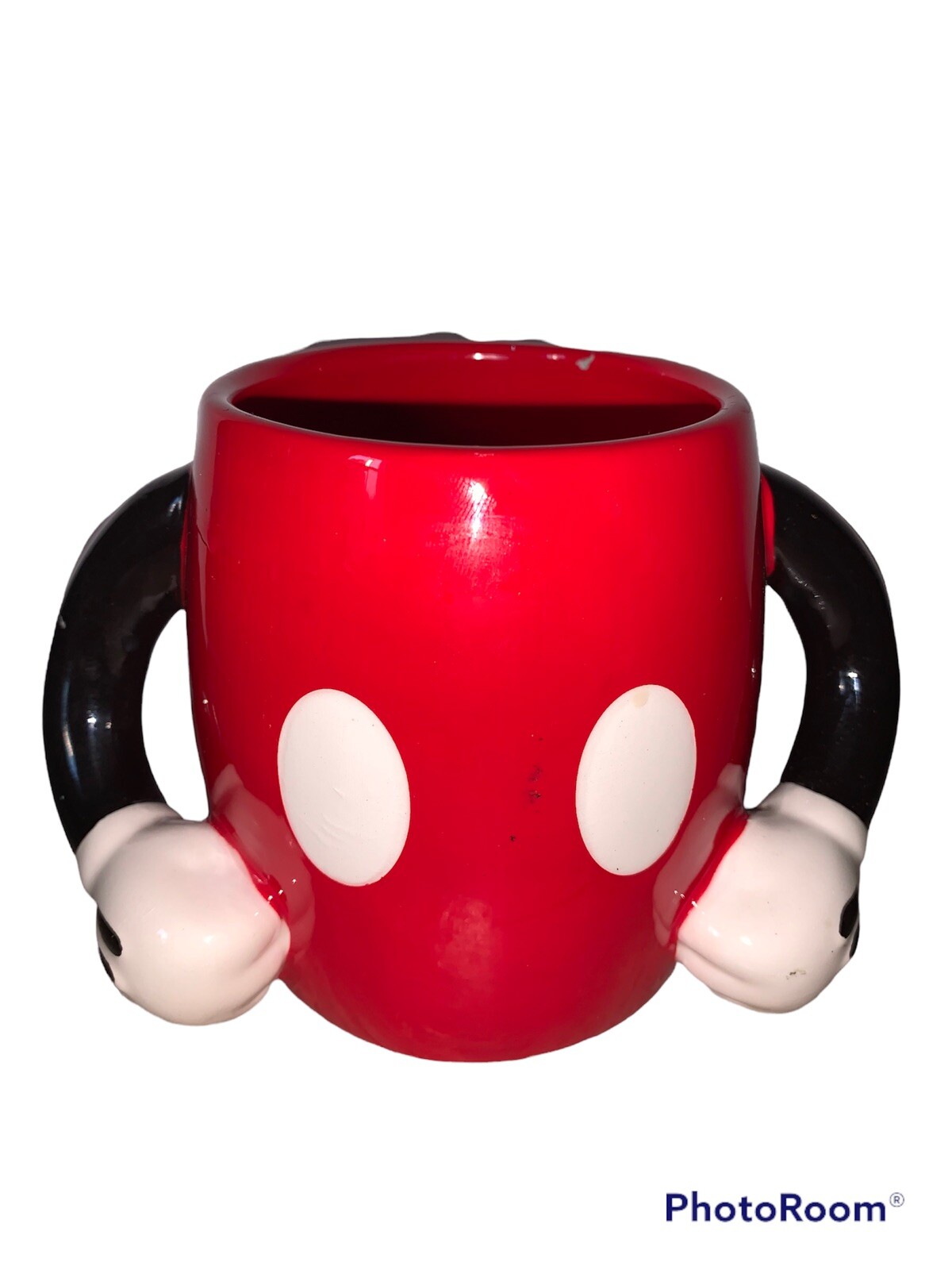 Disney Mickey Mouse Torso Pants Galerie coffee cup mug, 2 arms as handles