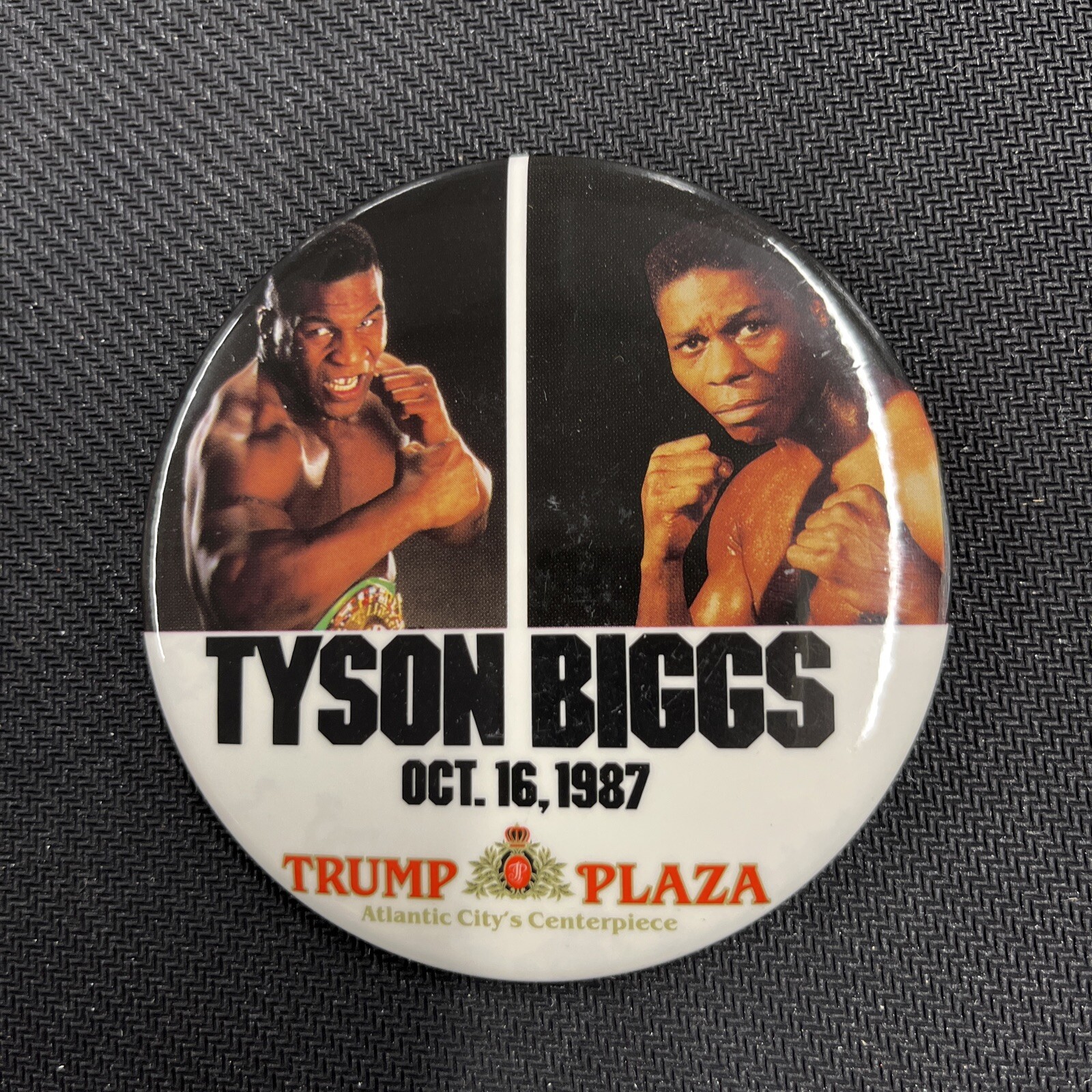 VINTAGE Mike Tyson Biggs Oct 1987 Trump Plaza 3\