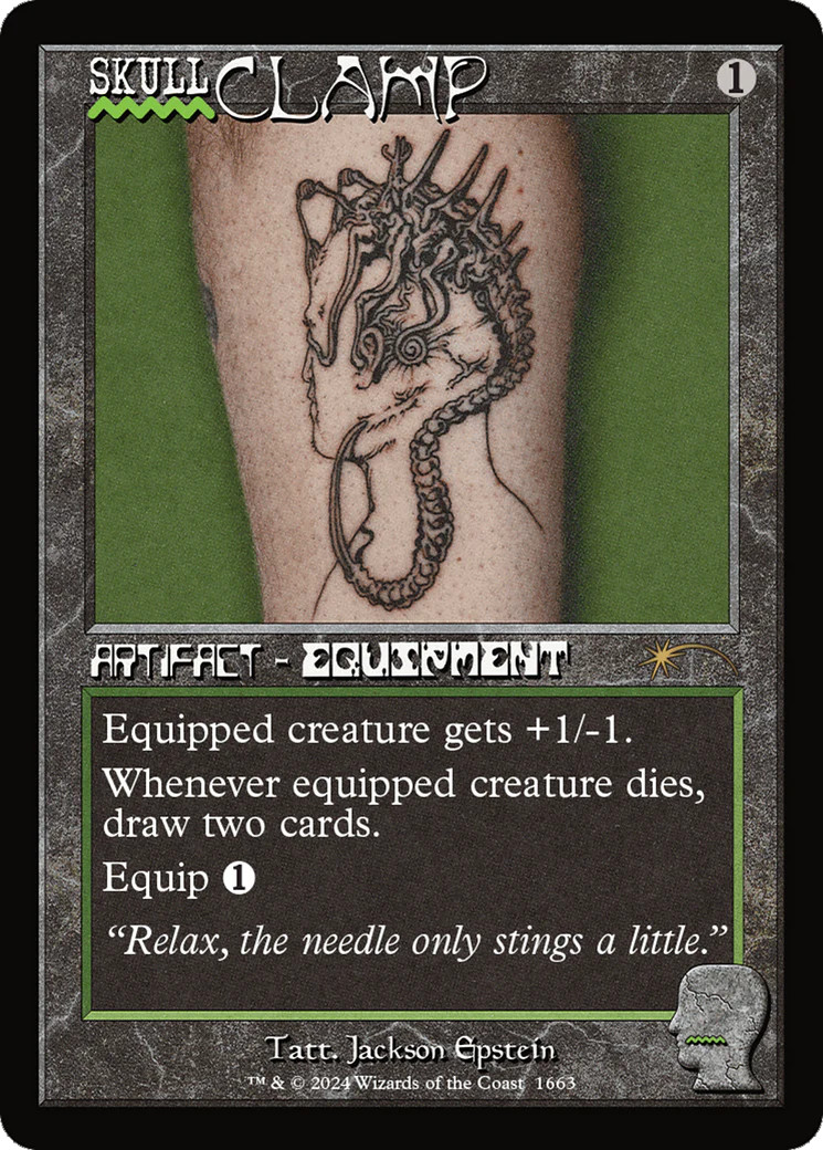 Skullclamp (Rainbow Foil) [Secret Lair Drop Series] Foil Near Mint MTG