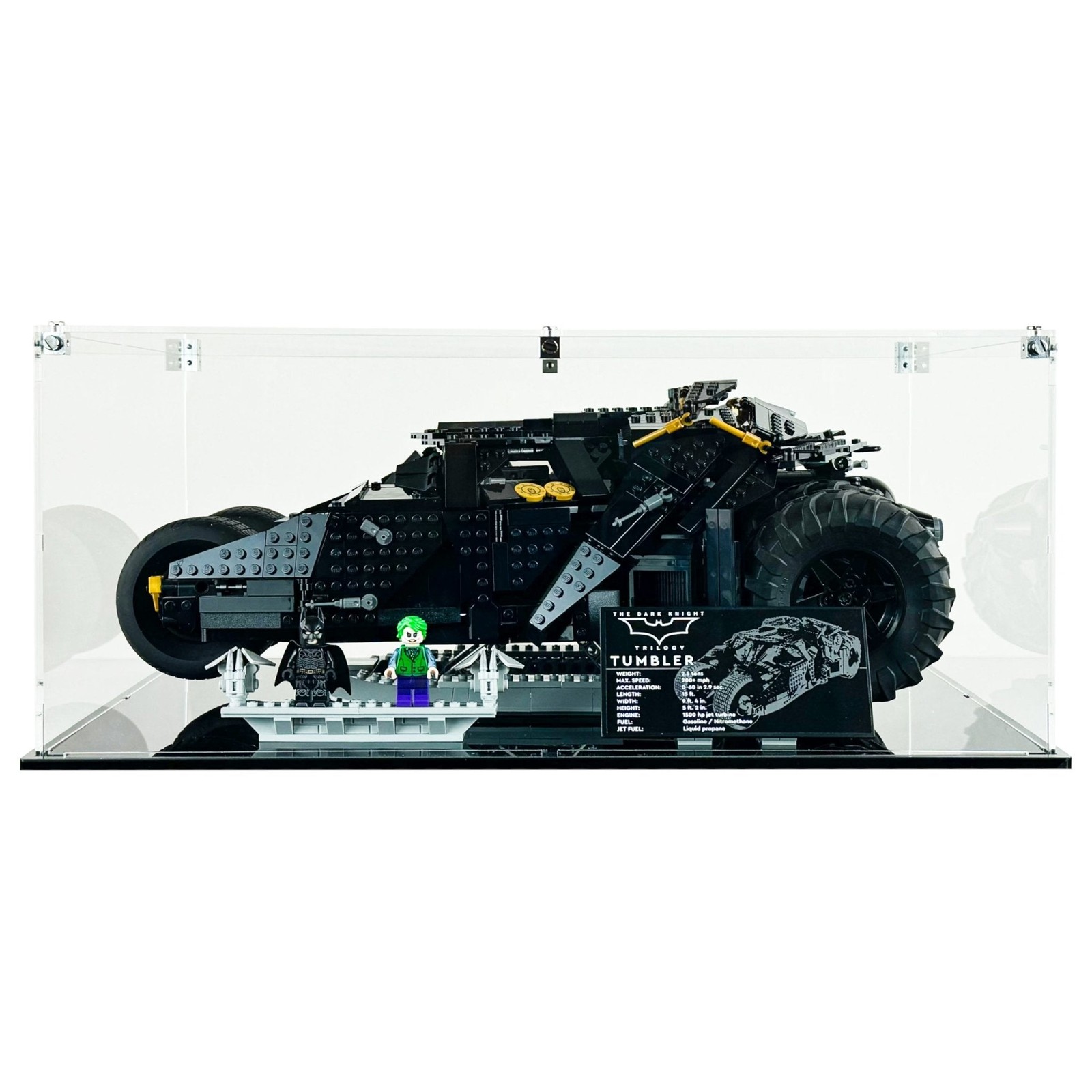 Display Case for LEGO® 76240 Batman™ Batmobile™ Tumbler Display Case for LEGO® 76240 Batman™ Batmobile™ Tumbler