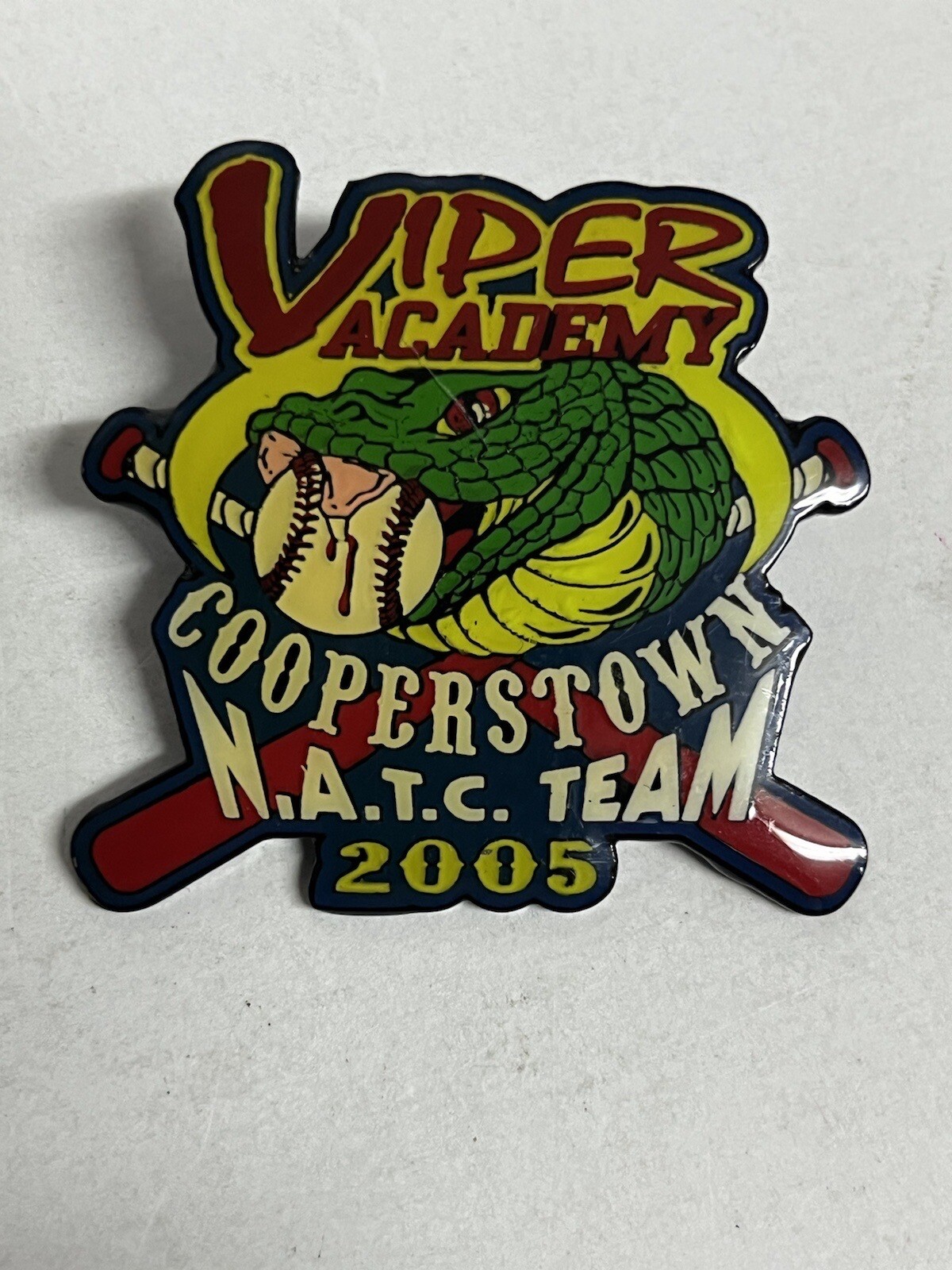 Cooperstown Dreams Park Trading Pins Viper Academy N.A.T.C. Team 2005 Baseball