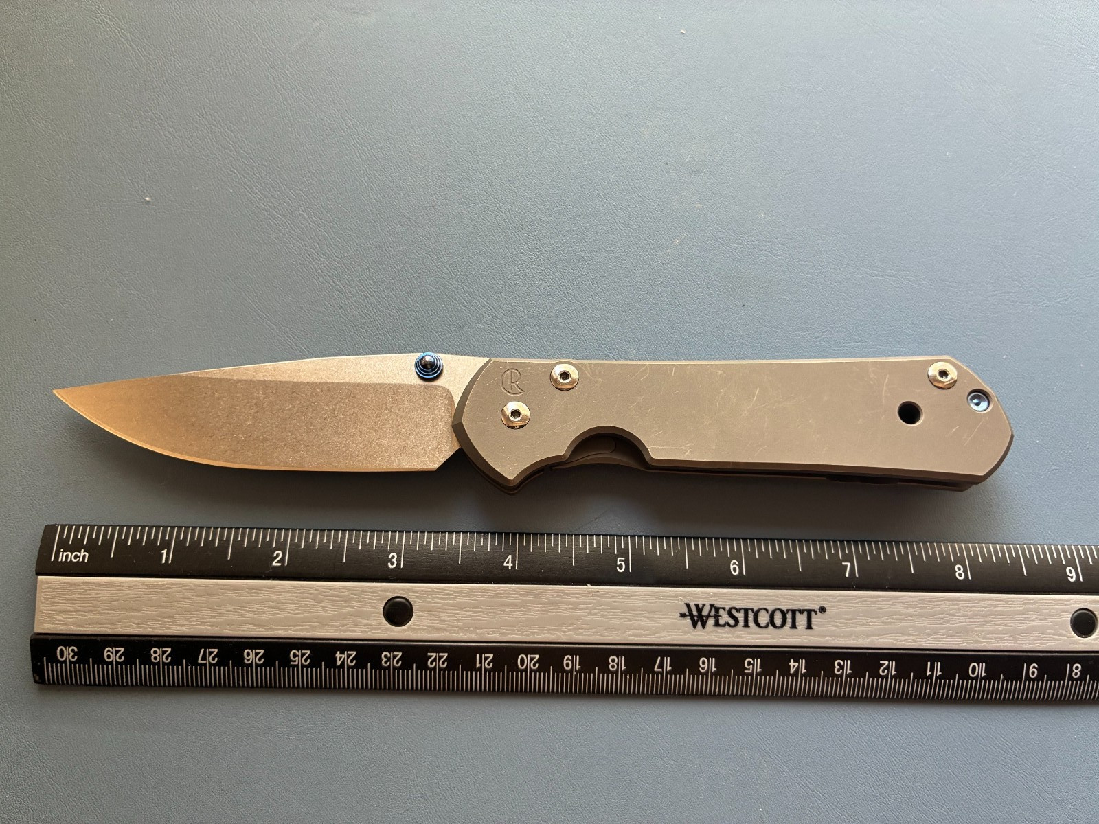 Green thorn jufule kanedeiia knife, m390 steel blade, titanium handle - O53 Green thorn jufule kanedeiia knife, m390 steel blade, titanium handle - O53