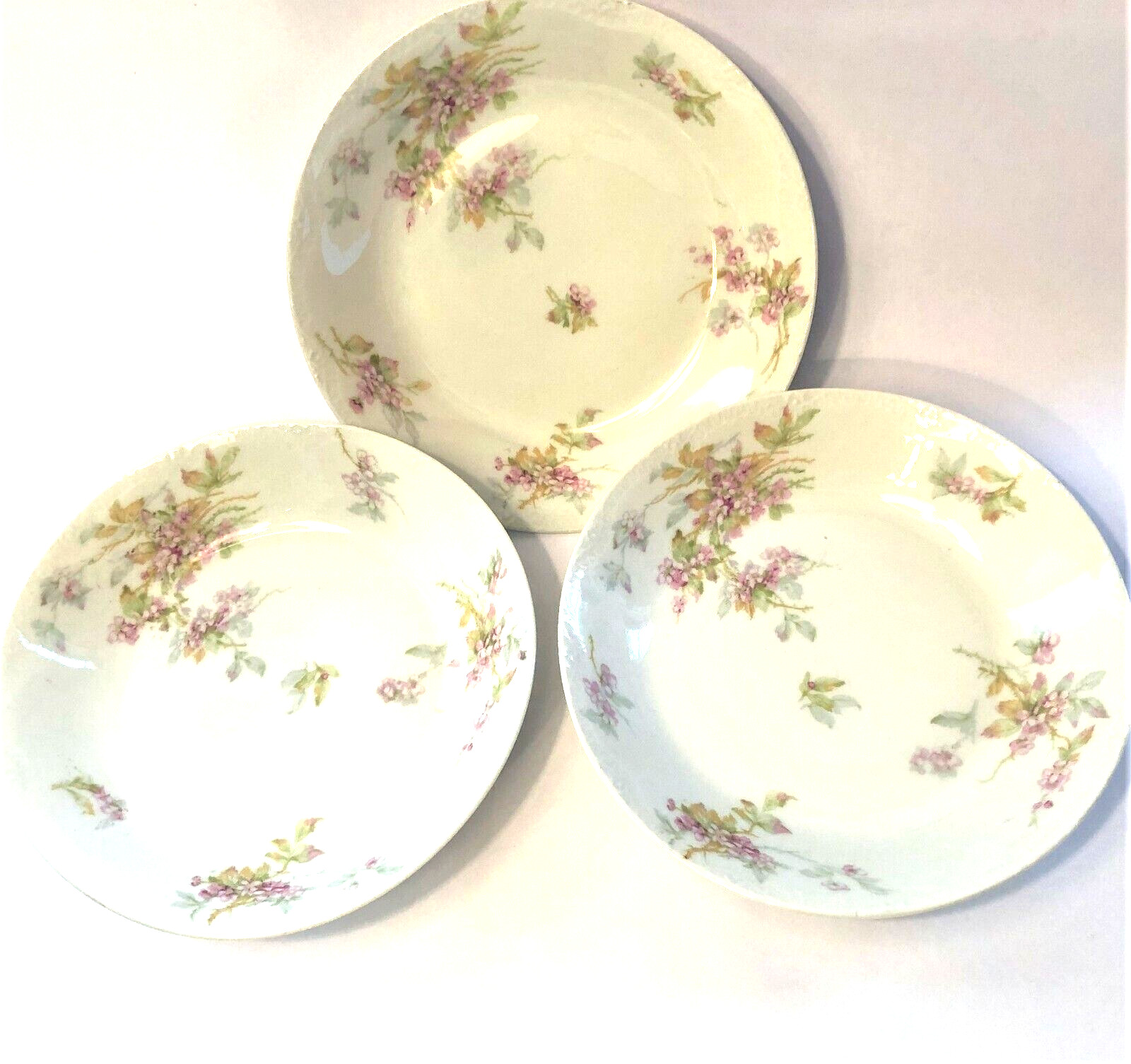 Theodore Haviland Limoges France Set of 3 7 1/2 Theodore Haviland Limoges France Set of 3 7 1/2