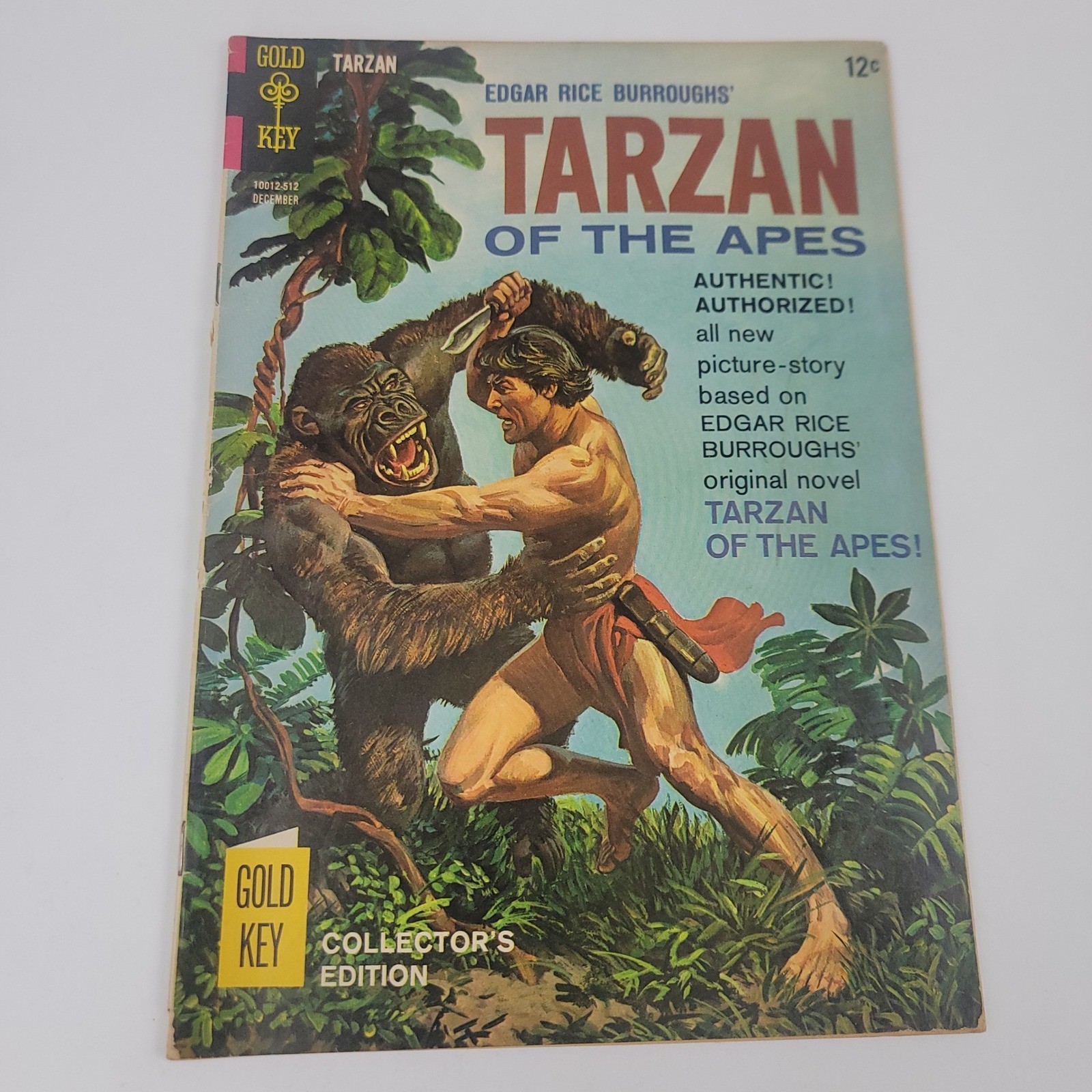 Gold Key Tarzan of the Apes 155 Edgar Rice Burroughs Collector\'s Edition (1965)
