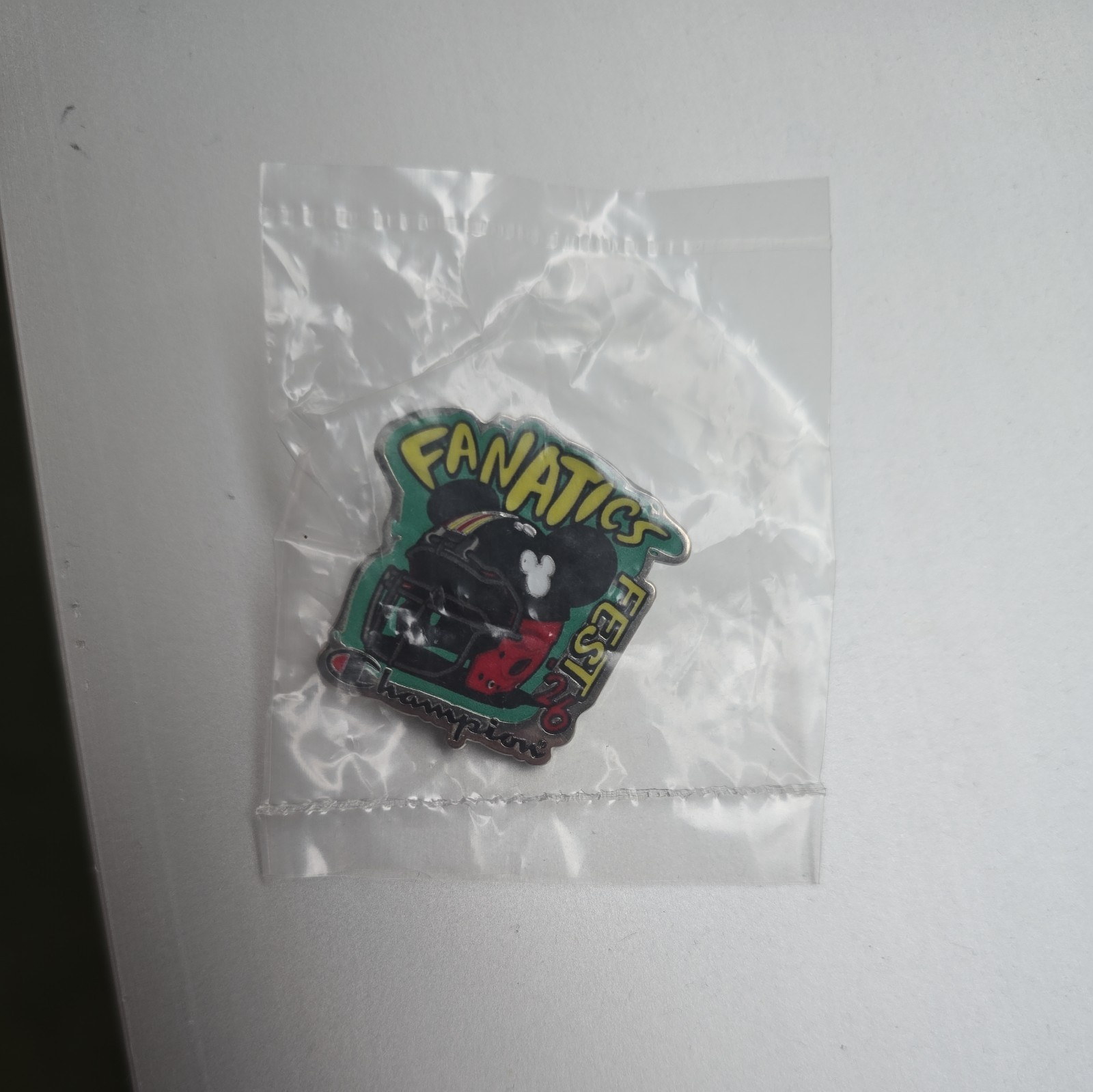 Disney Fanatics Fest NFL Exclusive Pin Champions