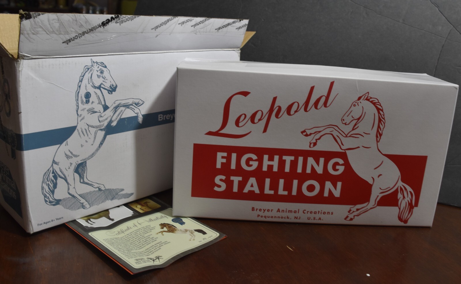 Leopold-Breyer Vintage Club EXCLUSIVE-Fighting Stallion Mold-#365/500 SEALED Leopold-Breyer Vintage Club EXCLUSIVE-Fighting Stallion Mold-#365/500 SEALED