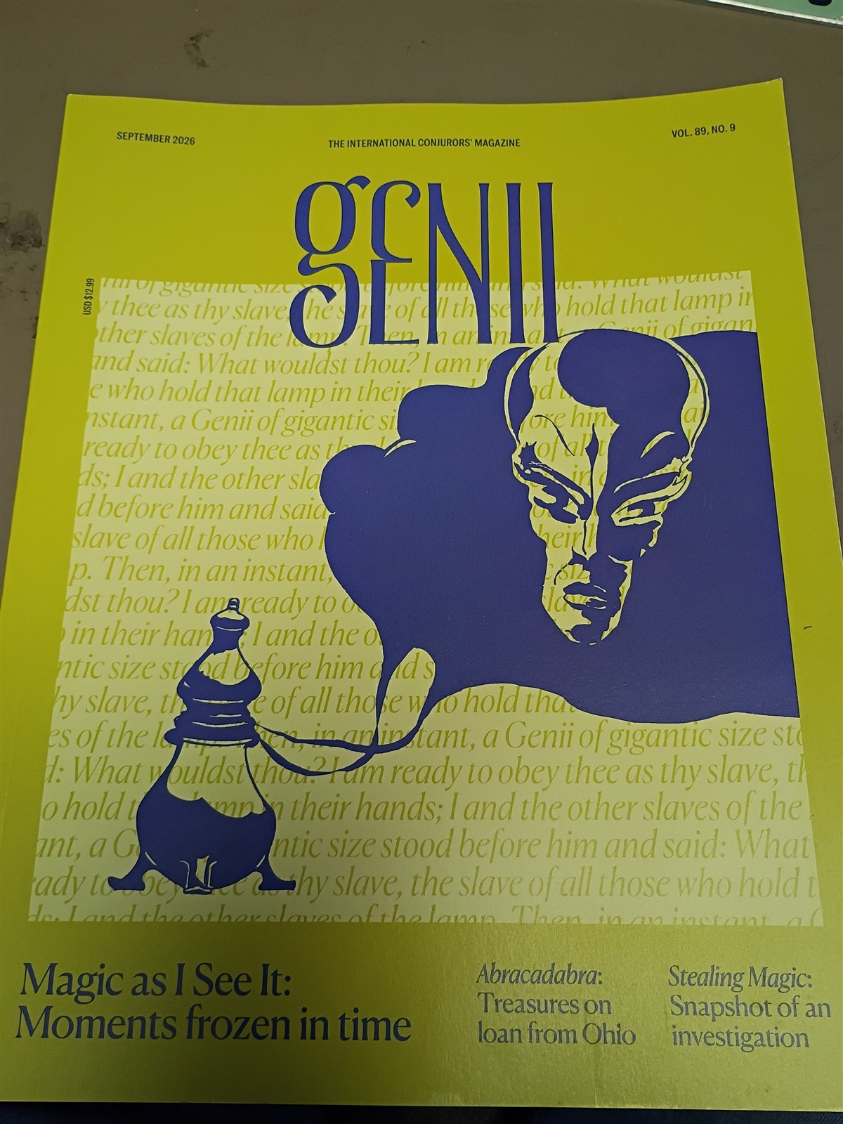 Stealing Magic: Snapshot of an Investigation Genii Magazine Issue Sept 2026 #17 Stealing Magic: Snapshot of an Investigation Genii Magazine Issue Sept 2026 #17