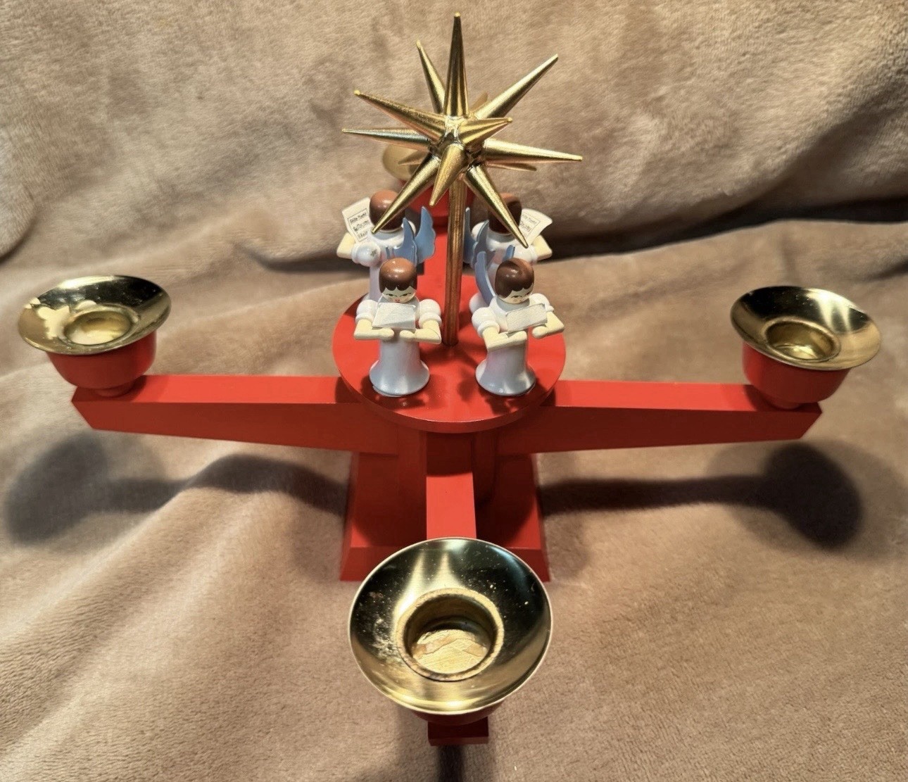 Vintage Albin Preissler German Advent Angel Candle Holder Christmas Decor Retro Vintage Albin Preissler German Advent Angel Candle Holder Christmas Decor Retro