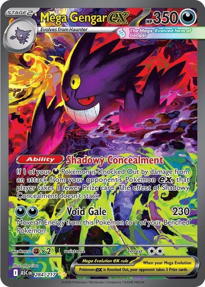POKEMON  MEGA  GENGAR  EX  - 13  X  18  GLOSSY  PHOTO  PRINT - NOT  A  CARD