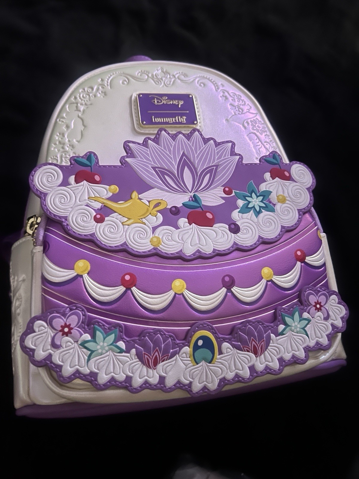 Loungefly Disney Aladdin Jasmine Cake Mini Backpack - Box Lunch Exclusive - NWT Loungefly Disney Aladdin Jasmine Cake Mini Backpack - Box Lunch Exclusive - NWT