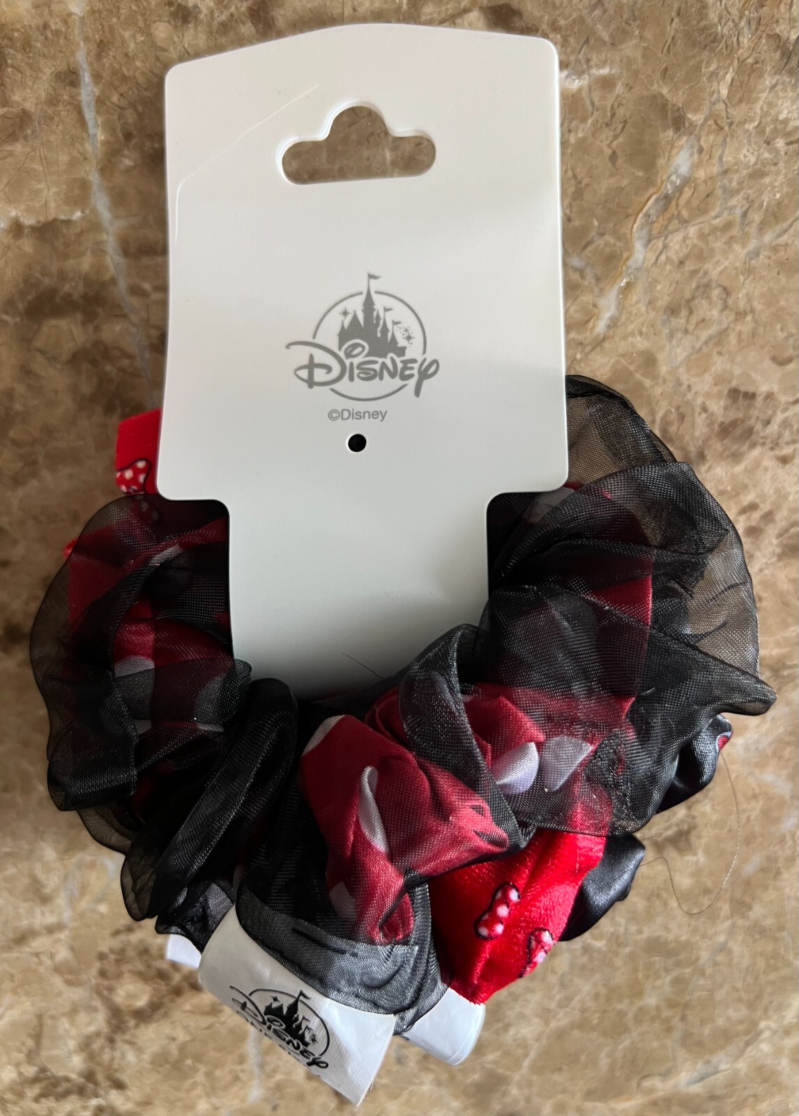 Disney Minnie Mouse Hair Scrunchie Set of 3 New with Tags