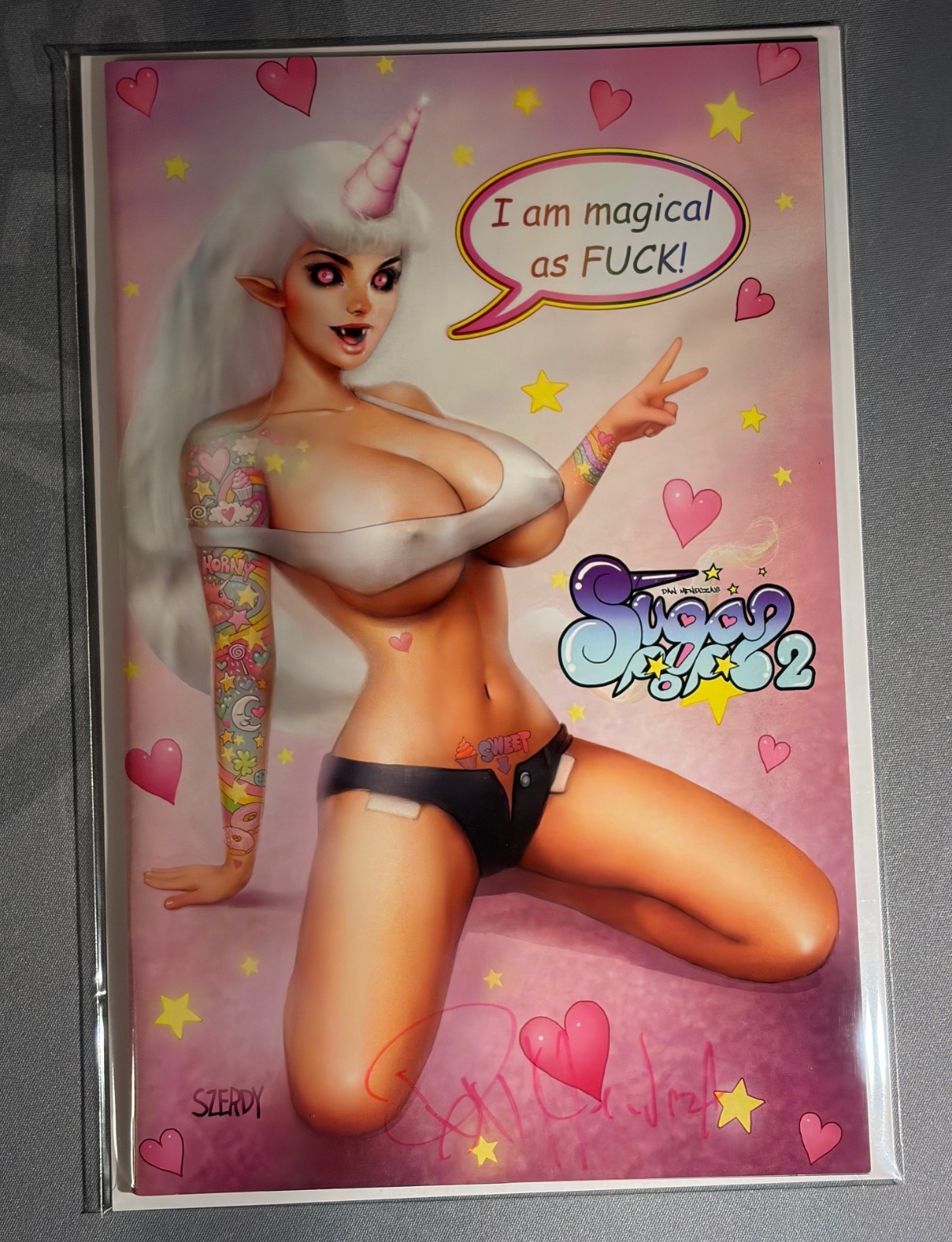 SUGAR POP #2  NICE VARIANT NATHAN SZERDY TRADE KICKSTARTER NM STILL ILL PRINCESS