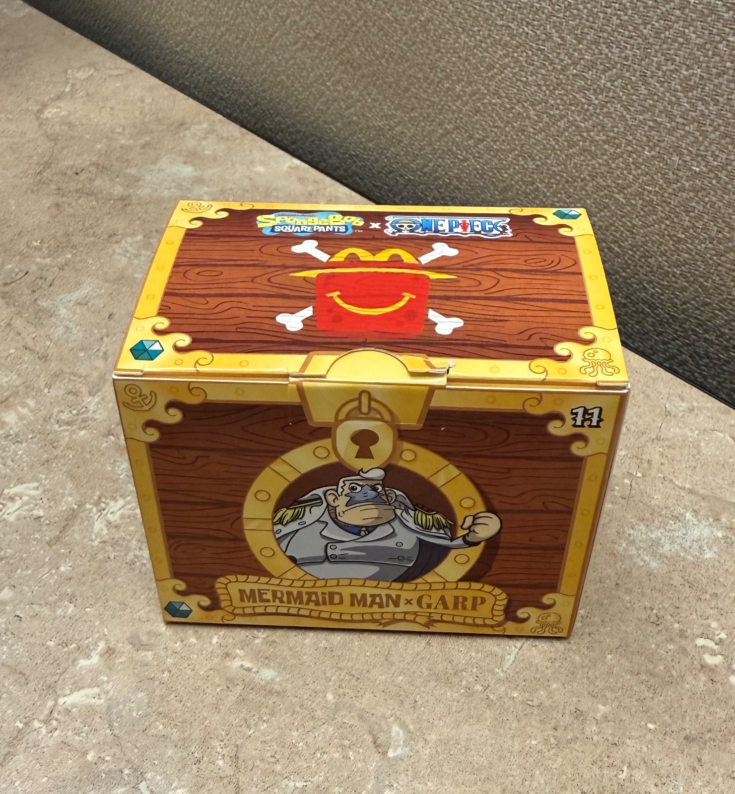 2026 McDonalds Happy Meal SpongeBob One Piece Mermaid Man x Garp #11 Toy