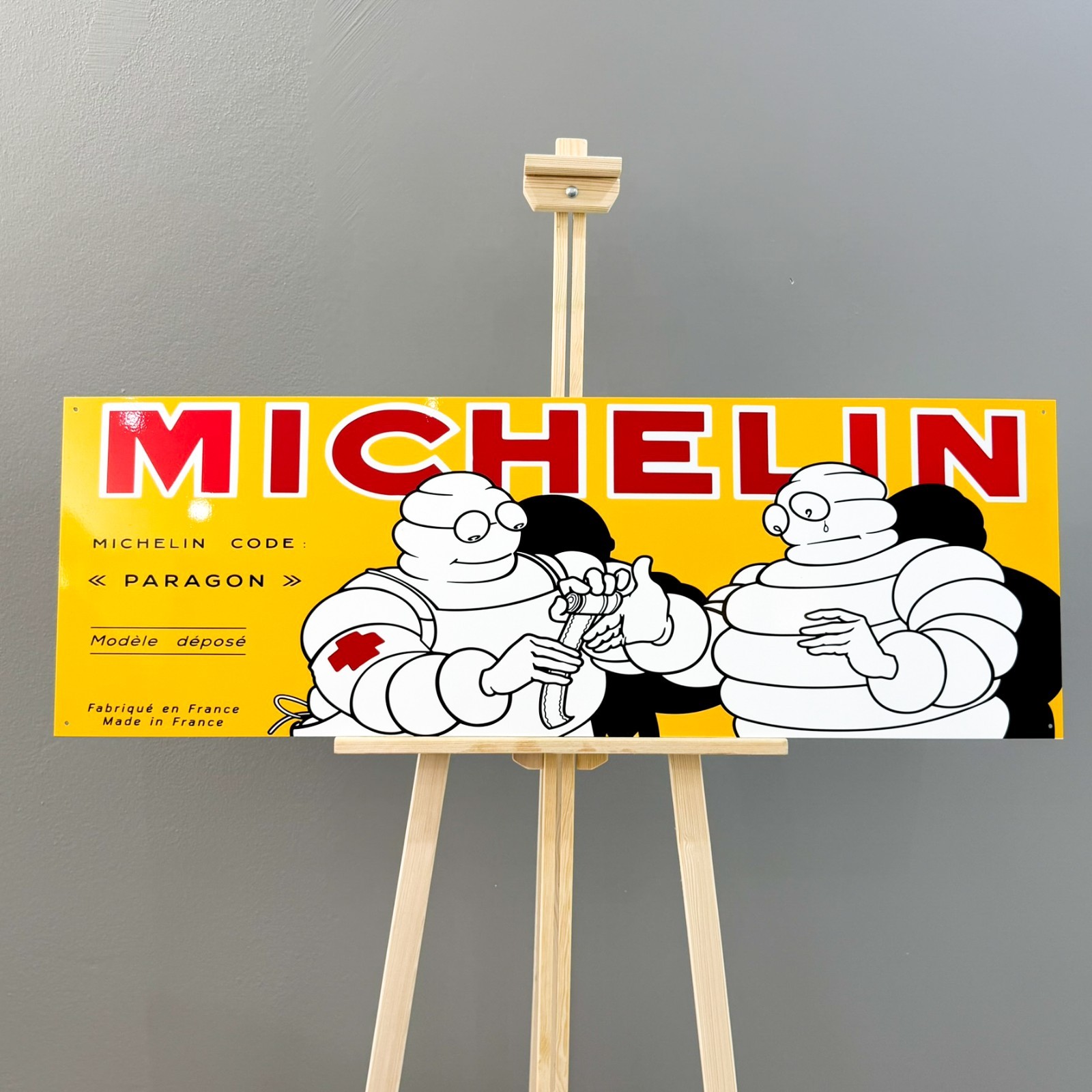 Vintage High-Quality Michelin Sign - MICHELIN CODE PARAGON - 48\