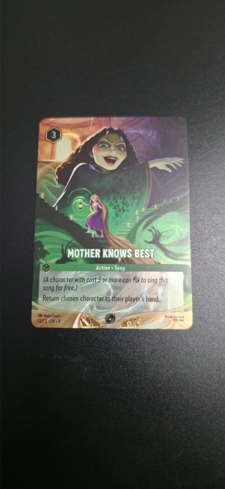 Disney Lorcana Mother Knows Best CCQ Foil 13/C3 Top 32 Promo