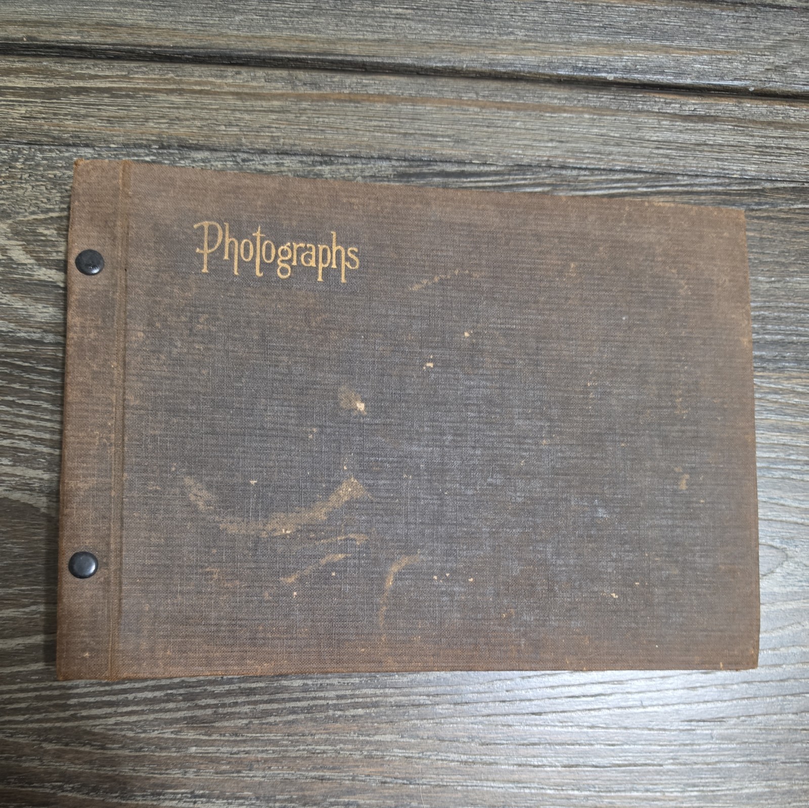 Antique Early 1900s Snapshot Photo Album Family Photos