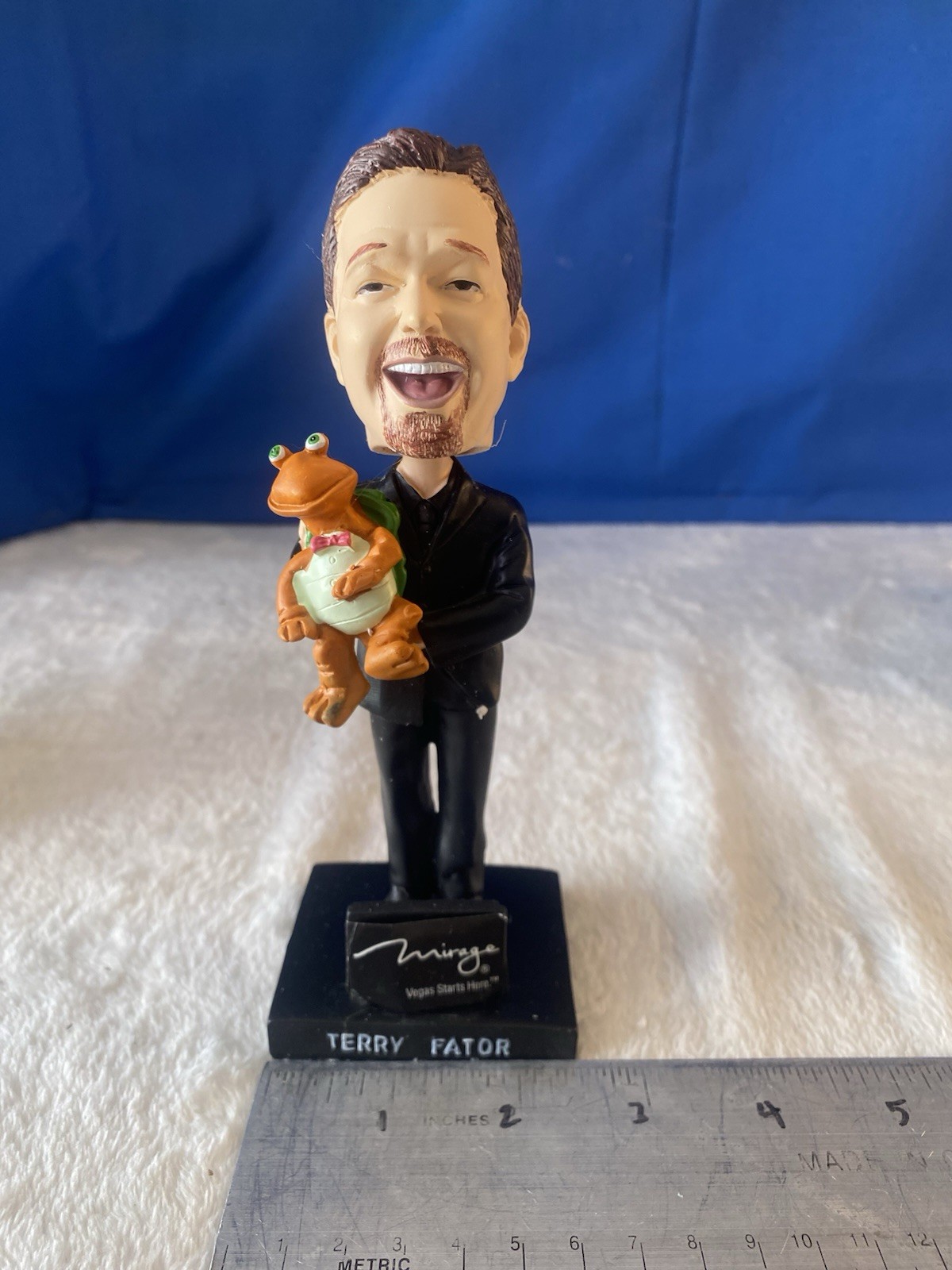 Mirage Terry Fator Las Vegas Bobblehead Hard Plastic Figure with Box Mirage Terry Fator Las Vegas Bobblehead Hard Plastic Figure with Box