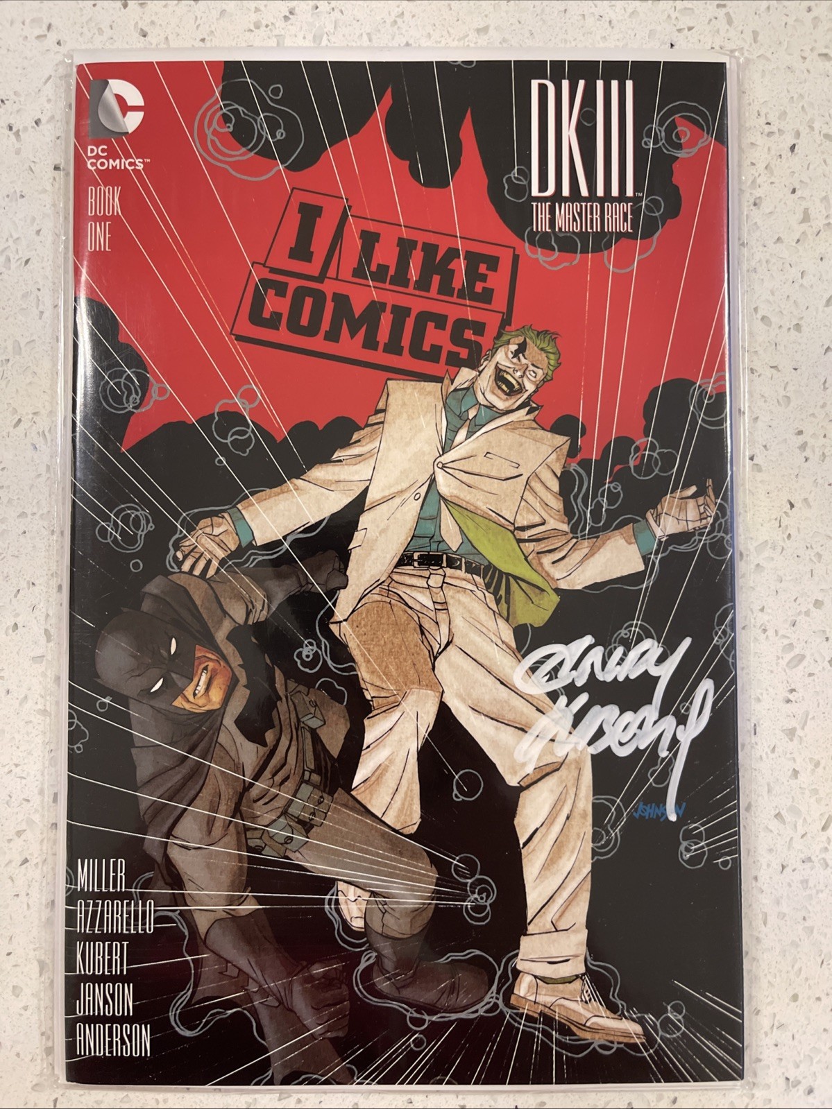 DC DKIII: The Master Race (2016) Midtown Variant Signed by Andy Kubert with COA