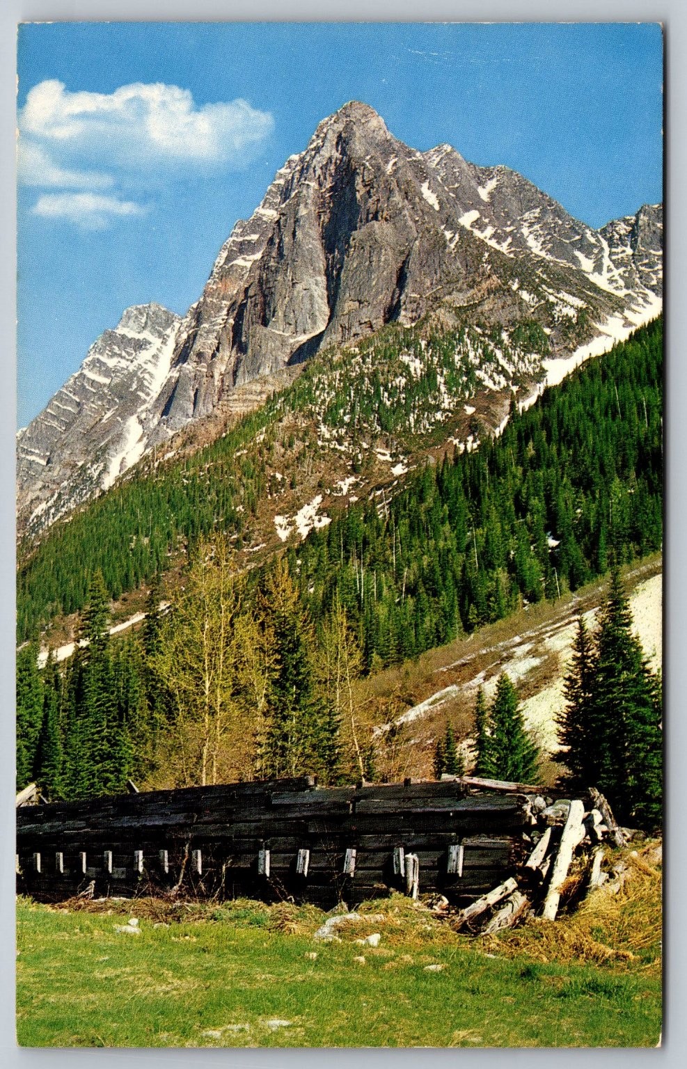 Mt Macdonald Glacier Park BC Canada 1967 Postcard Old CPR Railway Mt Macdonald Glacier Park BC Canada 1967 Postcard Old CPR Railway