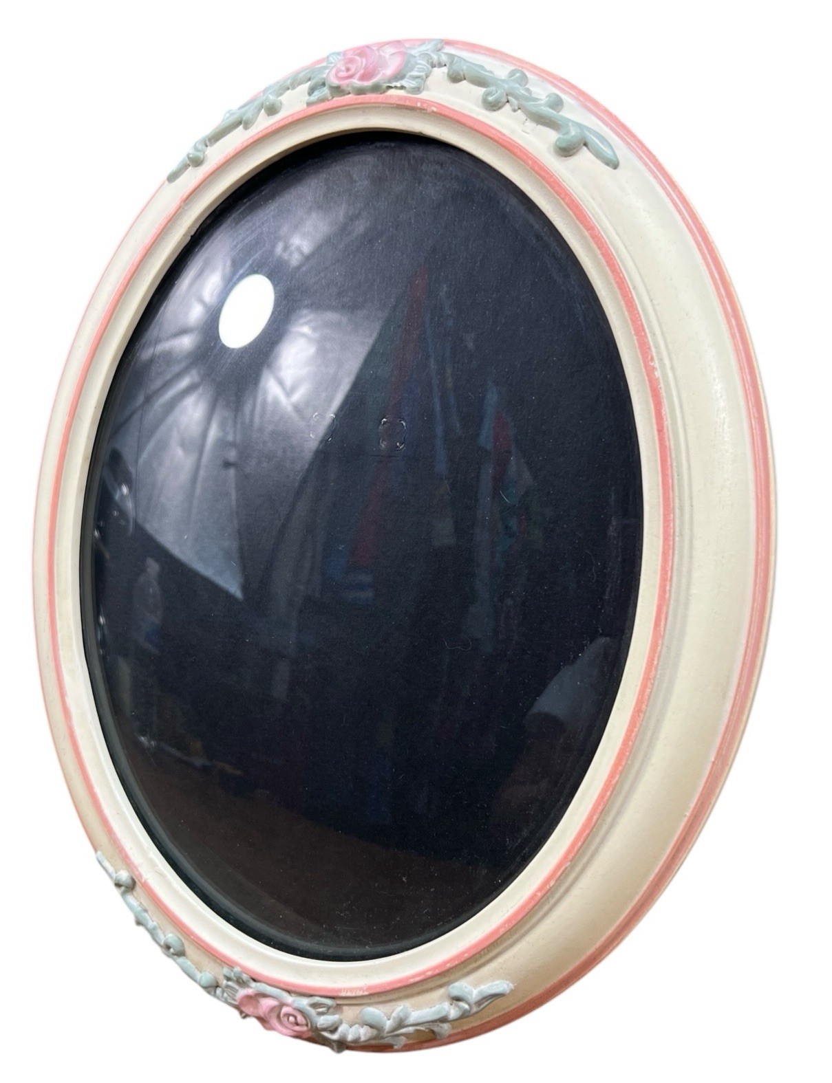 Vintage Mauve 8x10” Plastic frame with Oval Glass Farmhouse Country Victorian Vintage Mauve 8x10” Plastic frame with Oval Glass Farmhouse Country Victorian