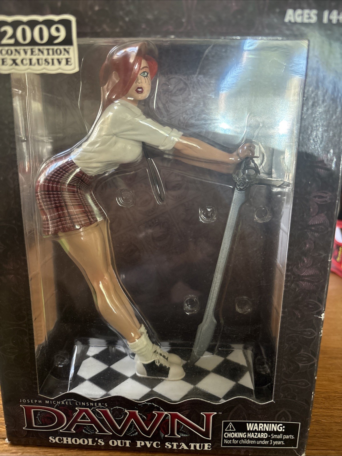 Joseph Linsner\'s DAWN - School\'s Out - PVC Statue - 2009 SDCC EXCLUSIVE. NEW.