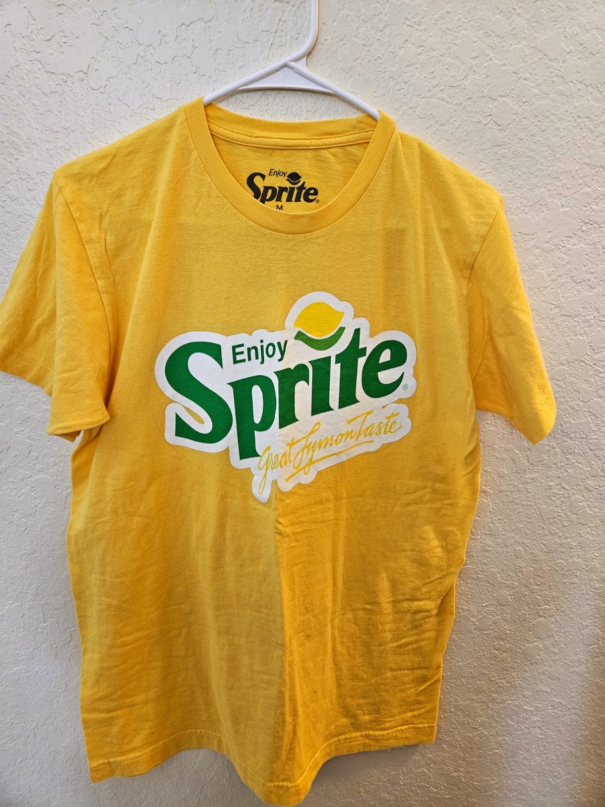 Yellow SPRITE soda T Shirt Sz M Yellow SPRITE soda T Shirt Sz M